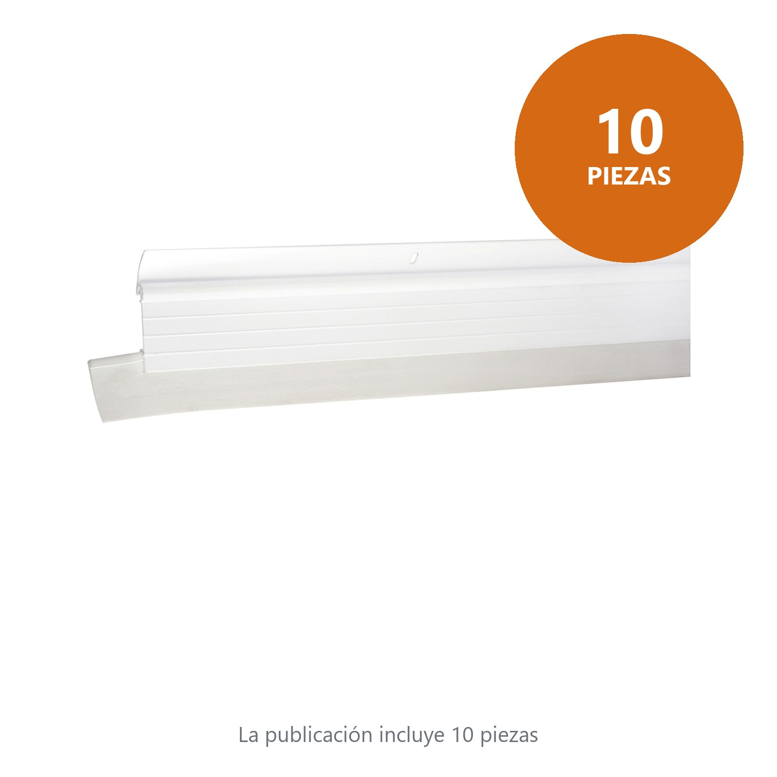 Guardapolvo automático acabado blanco 100 cm Lock - Imagen 2