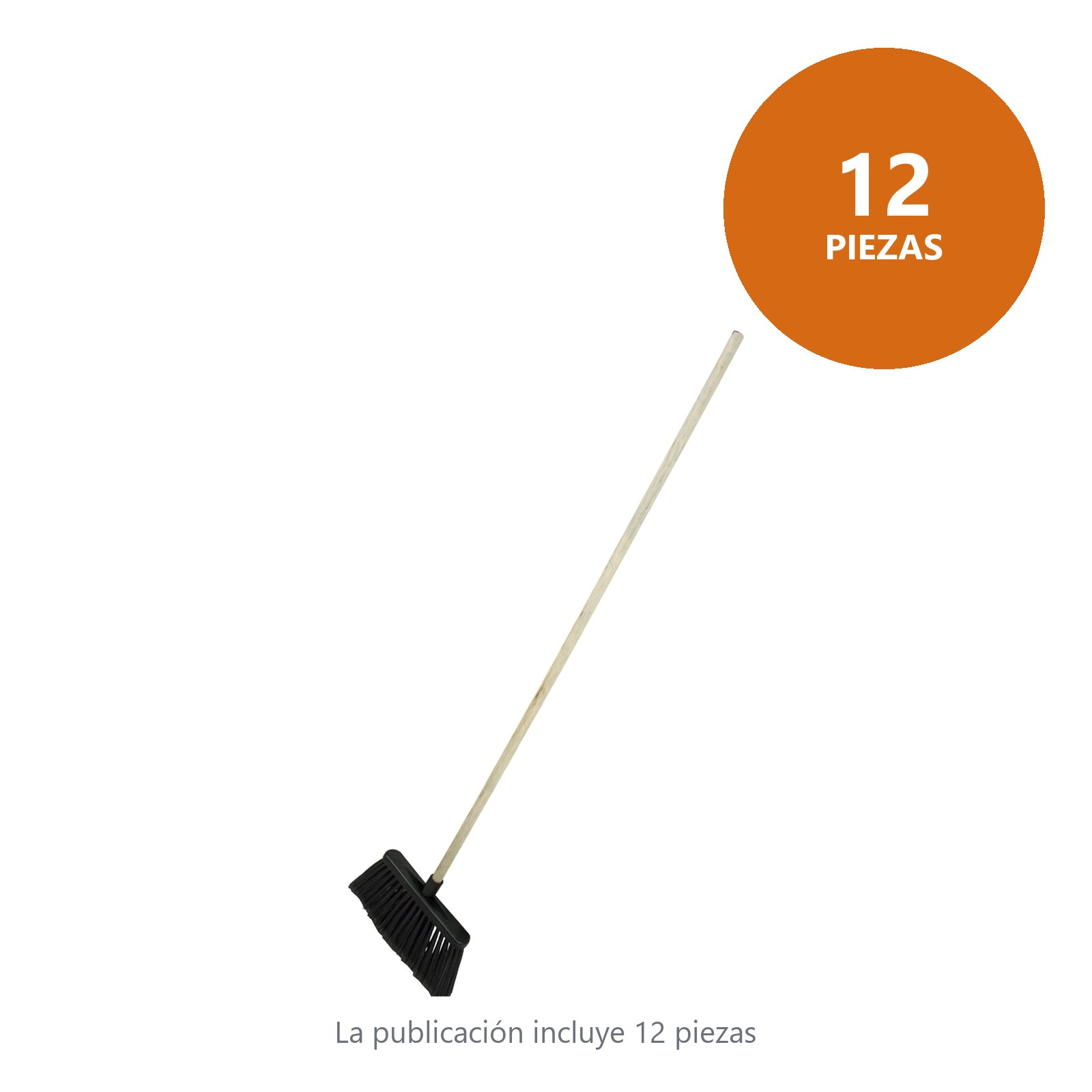 Escoba tipo abanico, 30 cm Foy - Imagen 2