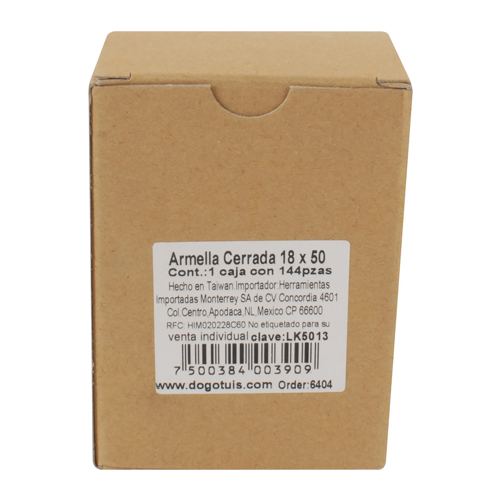 ARMELLA CERRADA 18 X 50 144PZS ZINCADO - Imagen 4