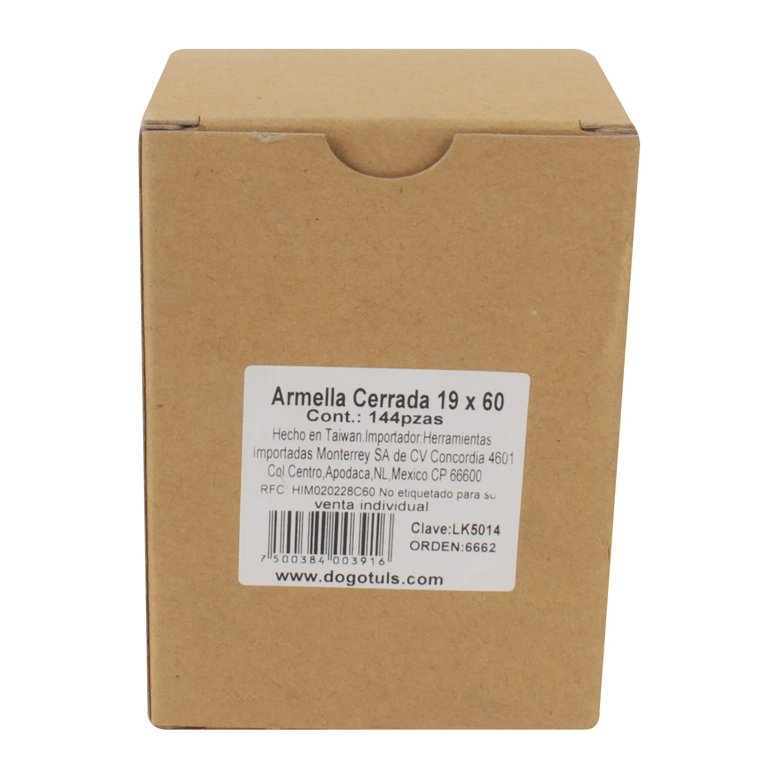 ARMELLA CERRADA 19 X 60 144PZS ZINCADO - Imagen 4
