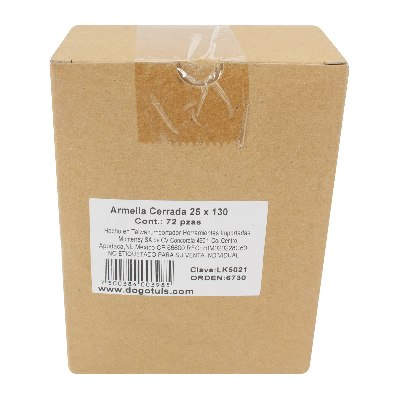 Armella Cerrada 25 x 130 mm Zincada - Imagen 4