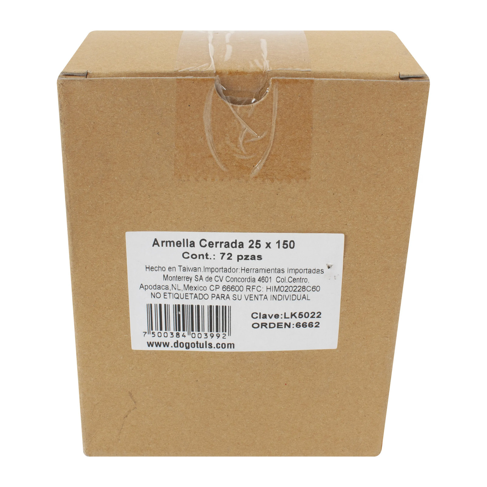 Armella Cerrada 25 x 150 mm Zincada - Imagen 4