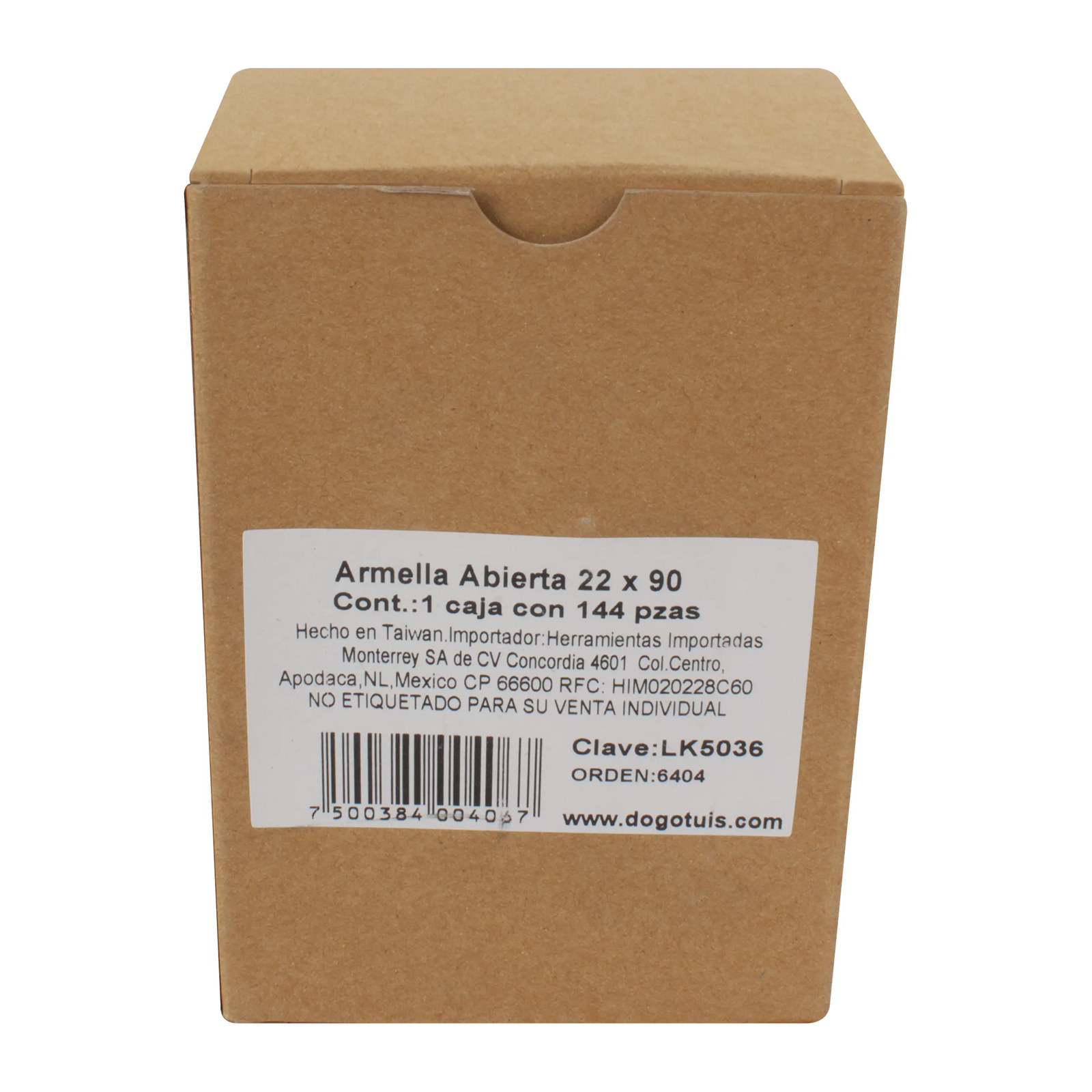 Armella Abierta 22 x 90 mm Zincado - Imagen 4