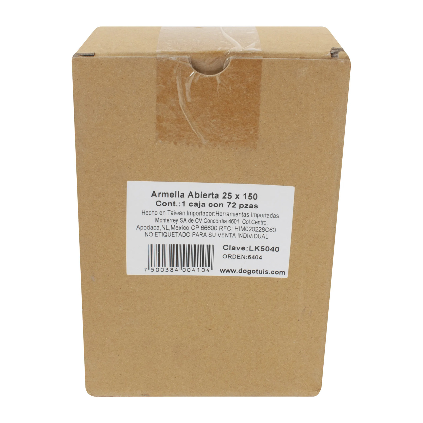 Armella Abierta 25 x 150 mm Zincado - Imagen 4