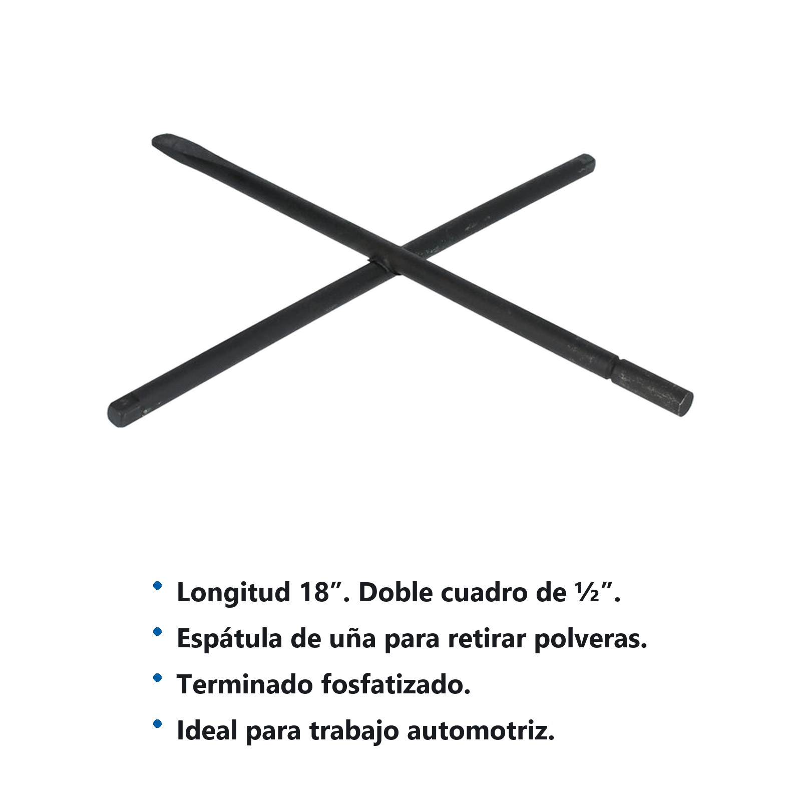 Llave de cruz fosfatizada multifuncional 18" Urrea - Imagen 2