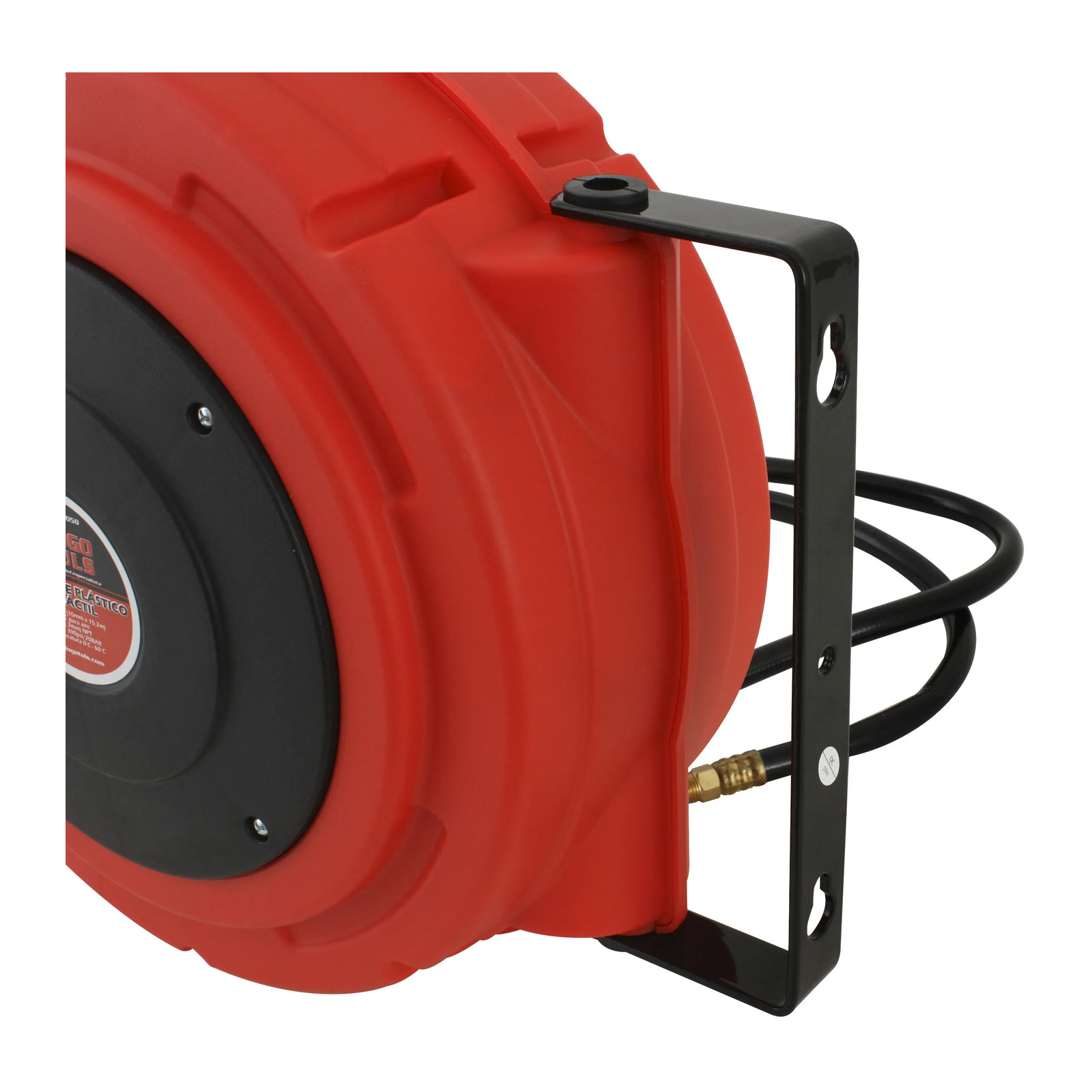 Carrete Retráctil Plástico PVC 3/8" x 50' - Imagen 2