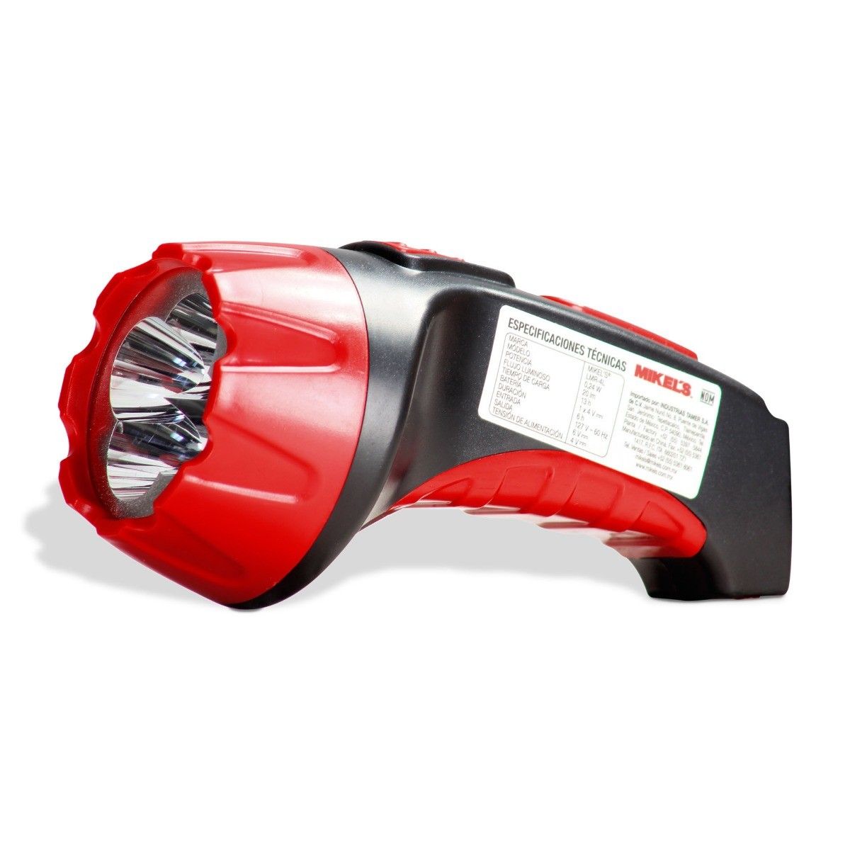 MIKELS LMR-4L Lámpara 4 LEDS recargable