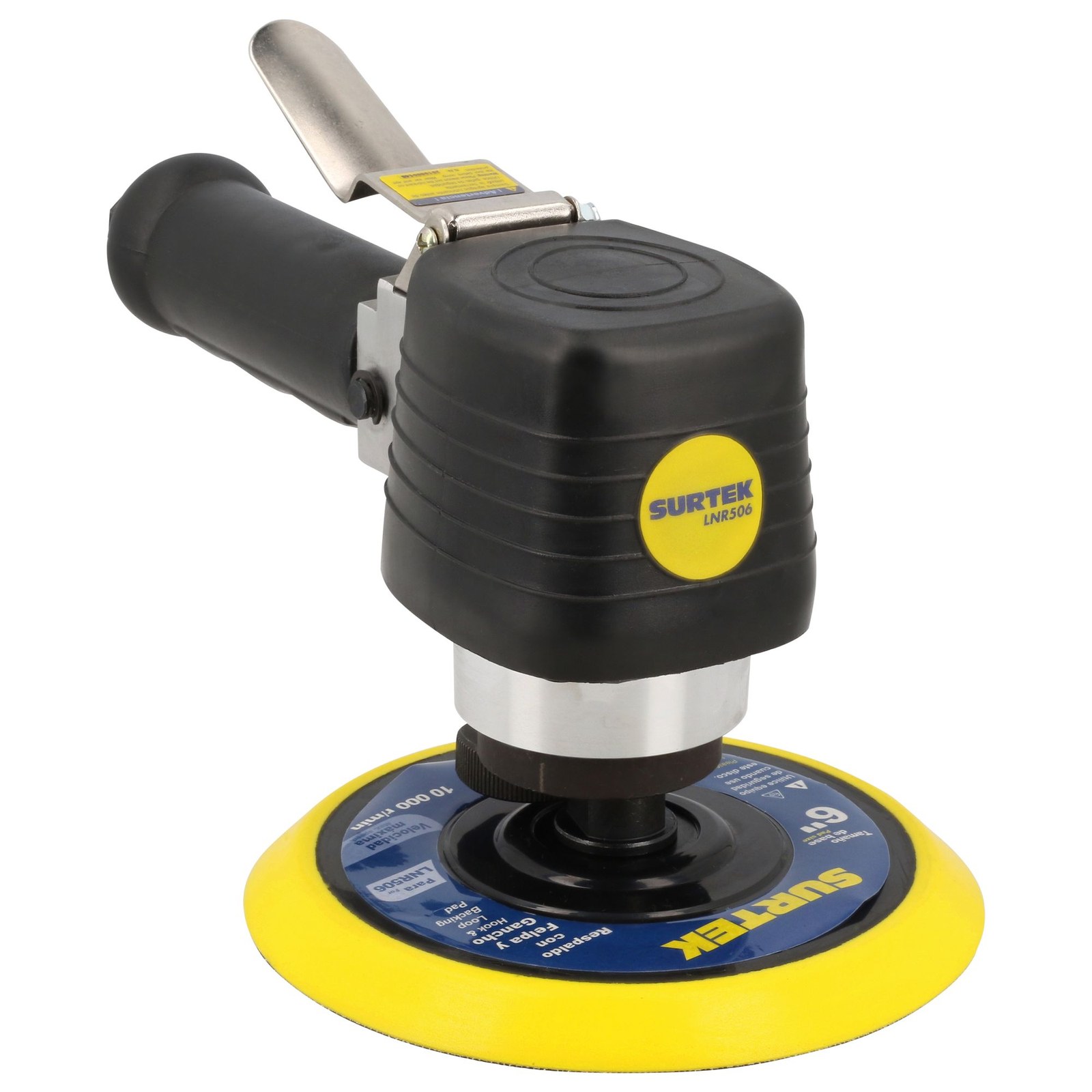 Lijadora neumática rotativa 6" 10,000RPM, eje de 5/16" Surtek - Imagen 2