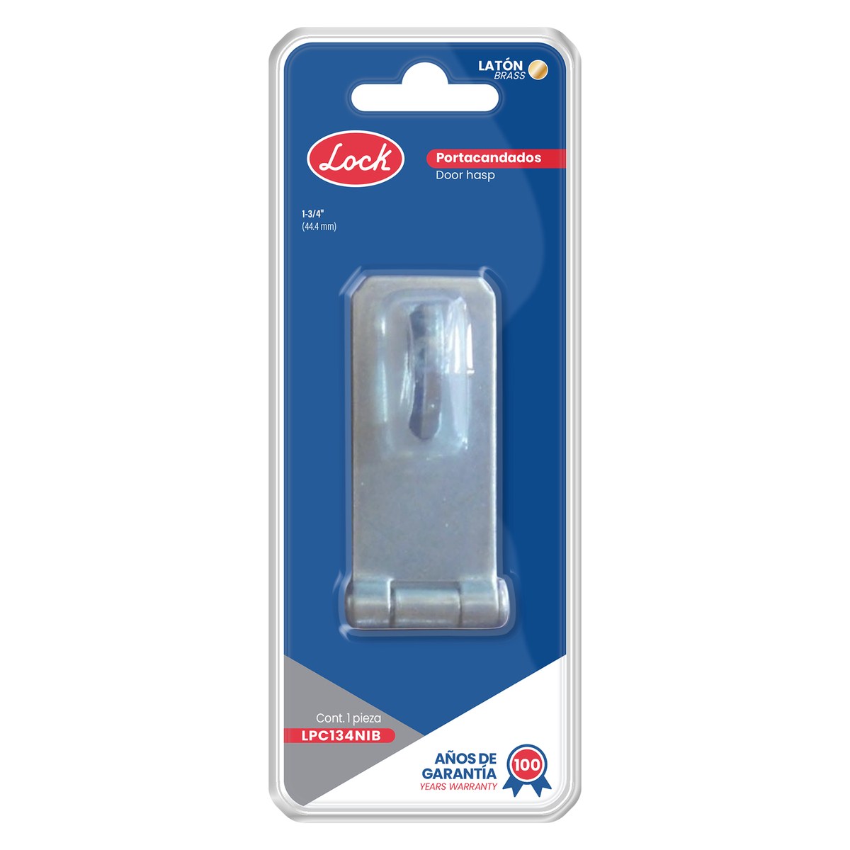 Portacandado 1-3/4" zincado Lock - Imagen 2