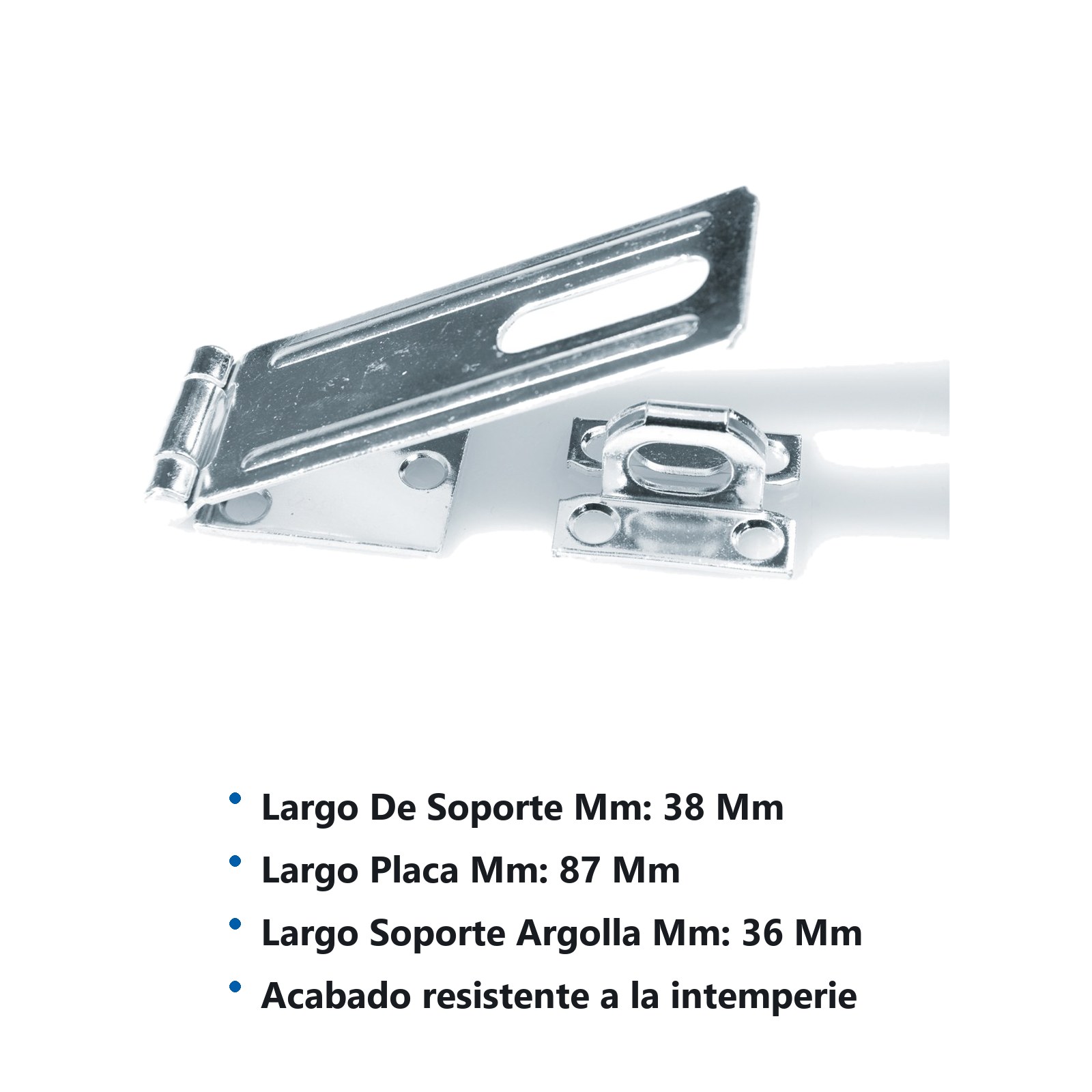 Portacandado 3-1/4" zincado Lock - Imagen 2