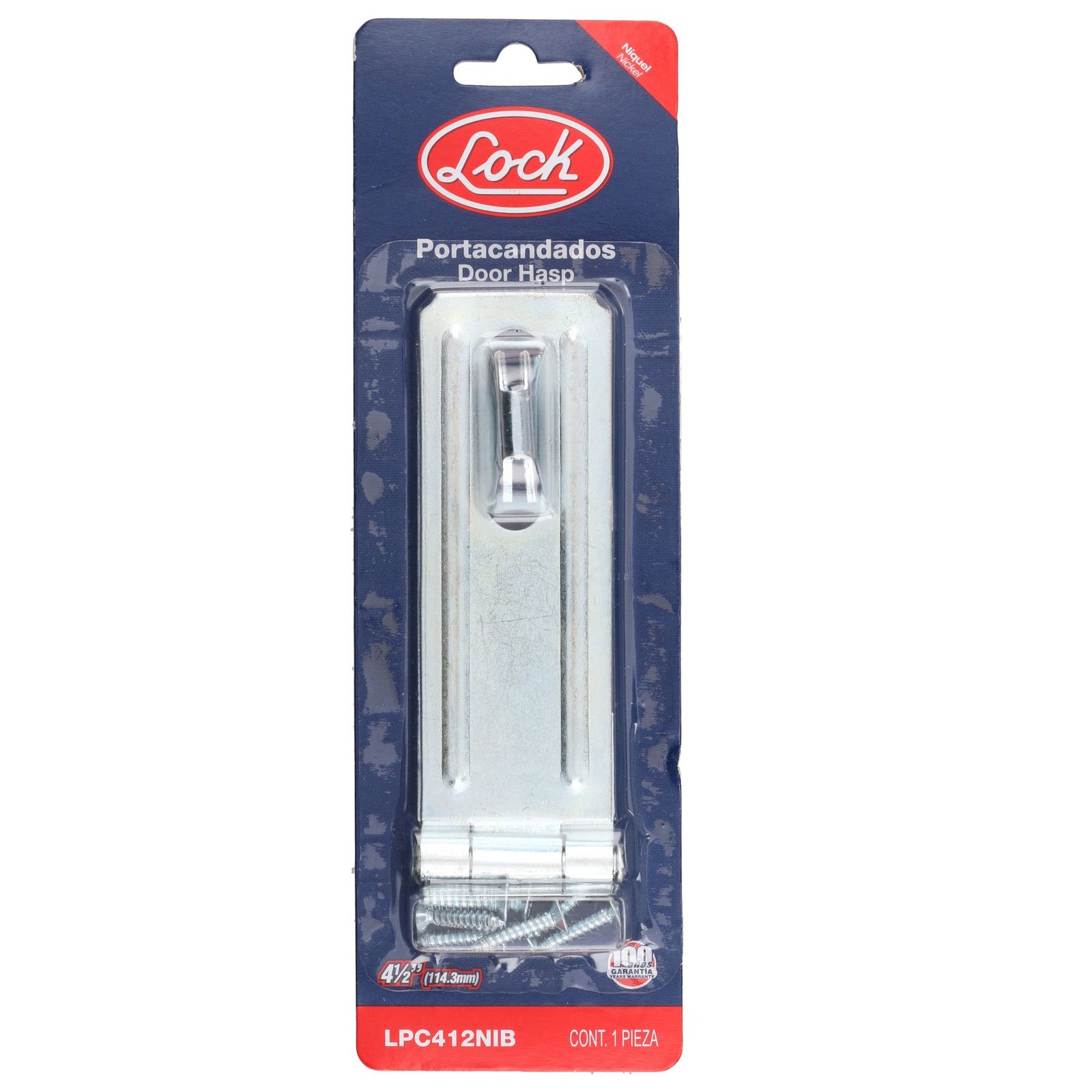 Portacandado 4-1/2" zincado Lock - Imagen 3