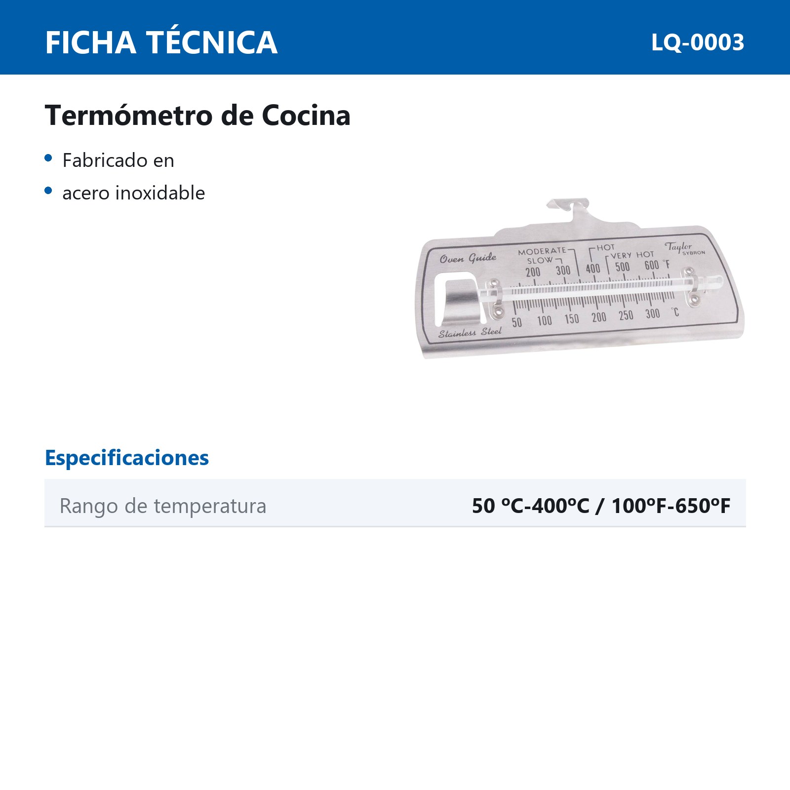 TERMOMETRO DE COCINA - Imagen 2