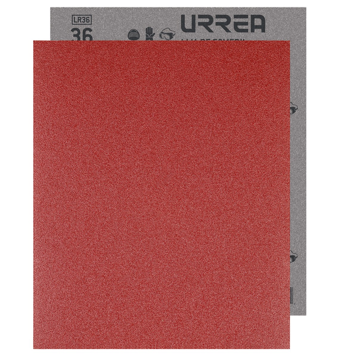 Lija roja para esmeril, grano 36 Urrea - Imagen 3