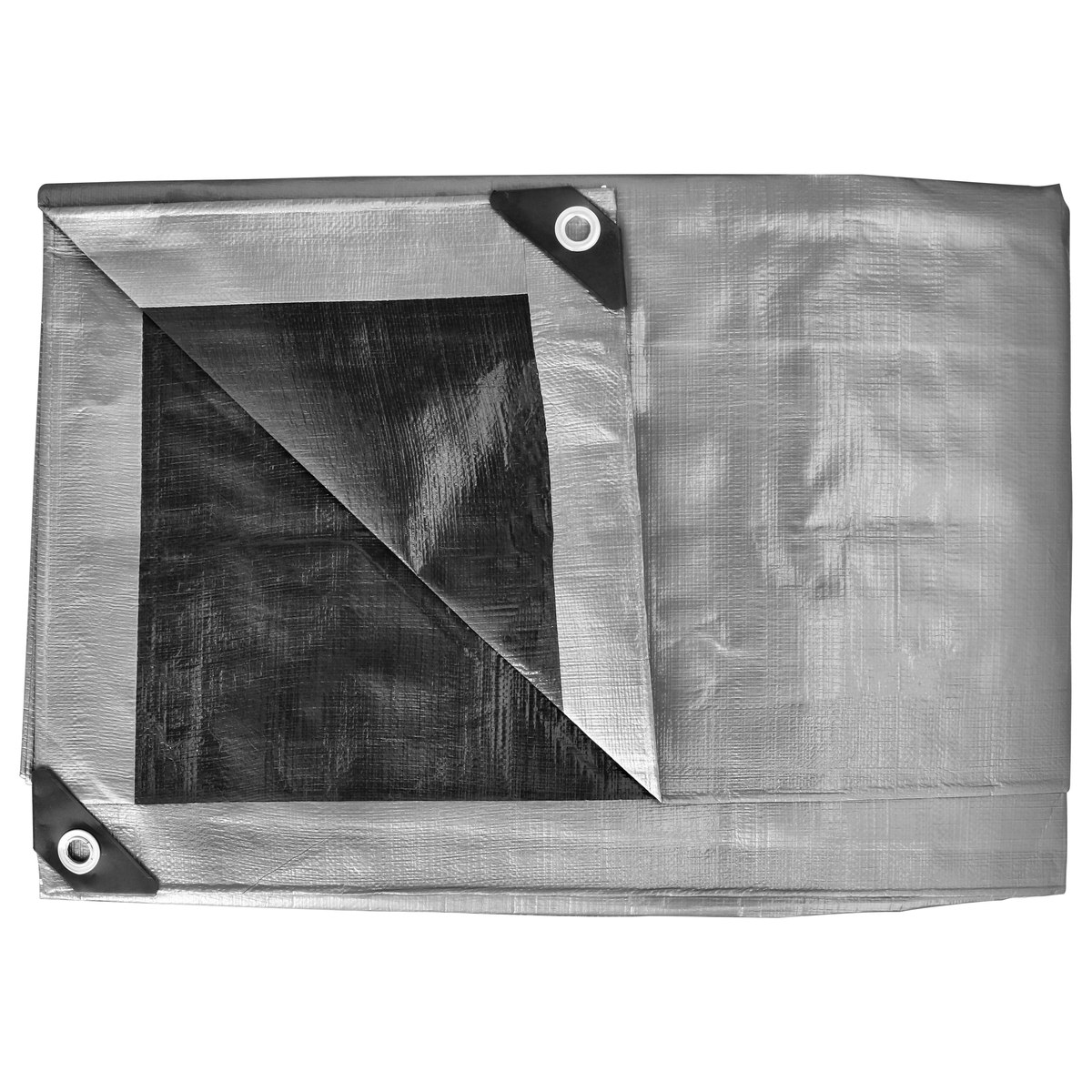 Lona de polietileno reforzada color gris, 3 x 6 m Surtek - Imagen 2