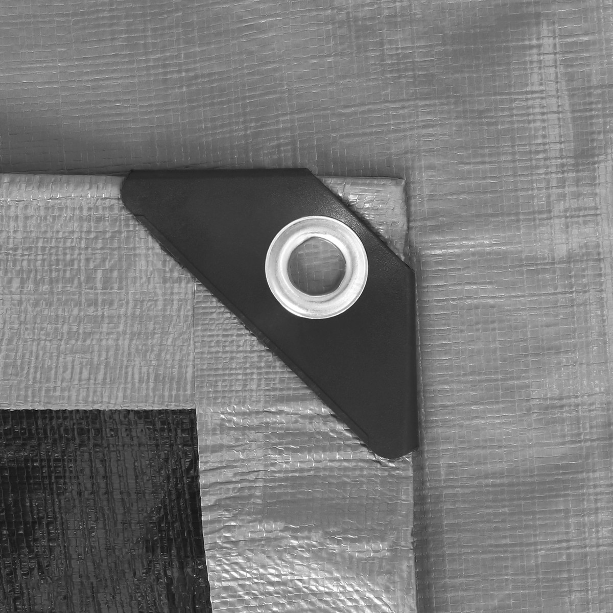Lona de polietileno reforzada color gris, 3 x 6 m Surtek - Imagen 3