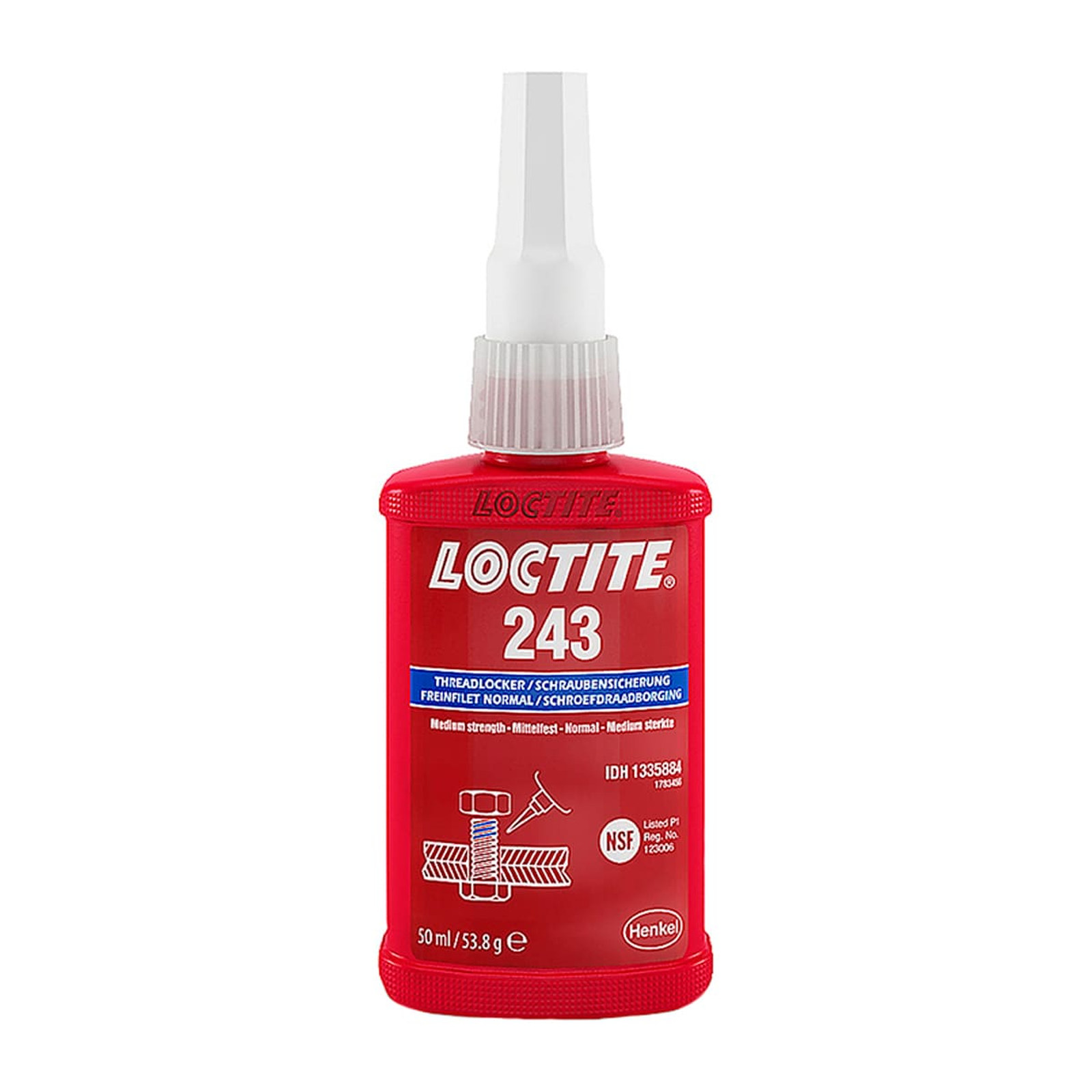 Loctite 243 Fijador de Roscas Resistencia Removible 50 ml