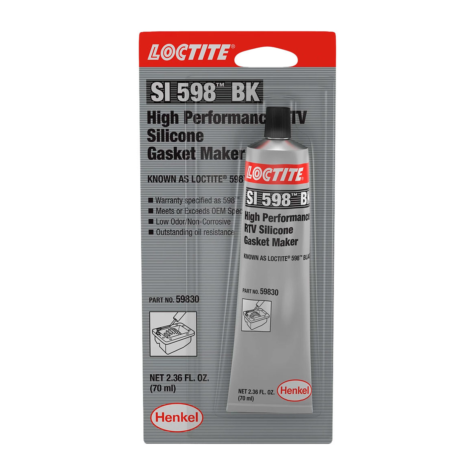 LOCTITE SI 598 BK 300 ml