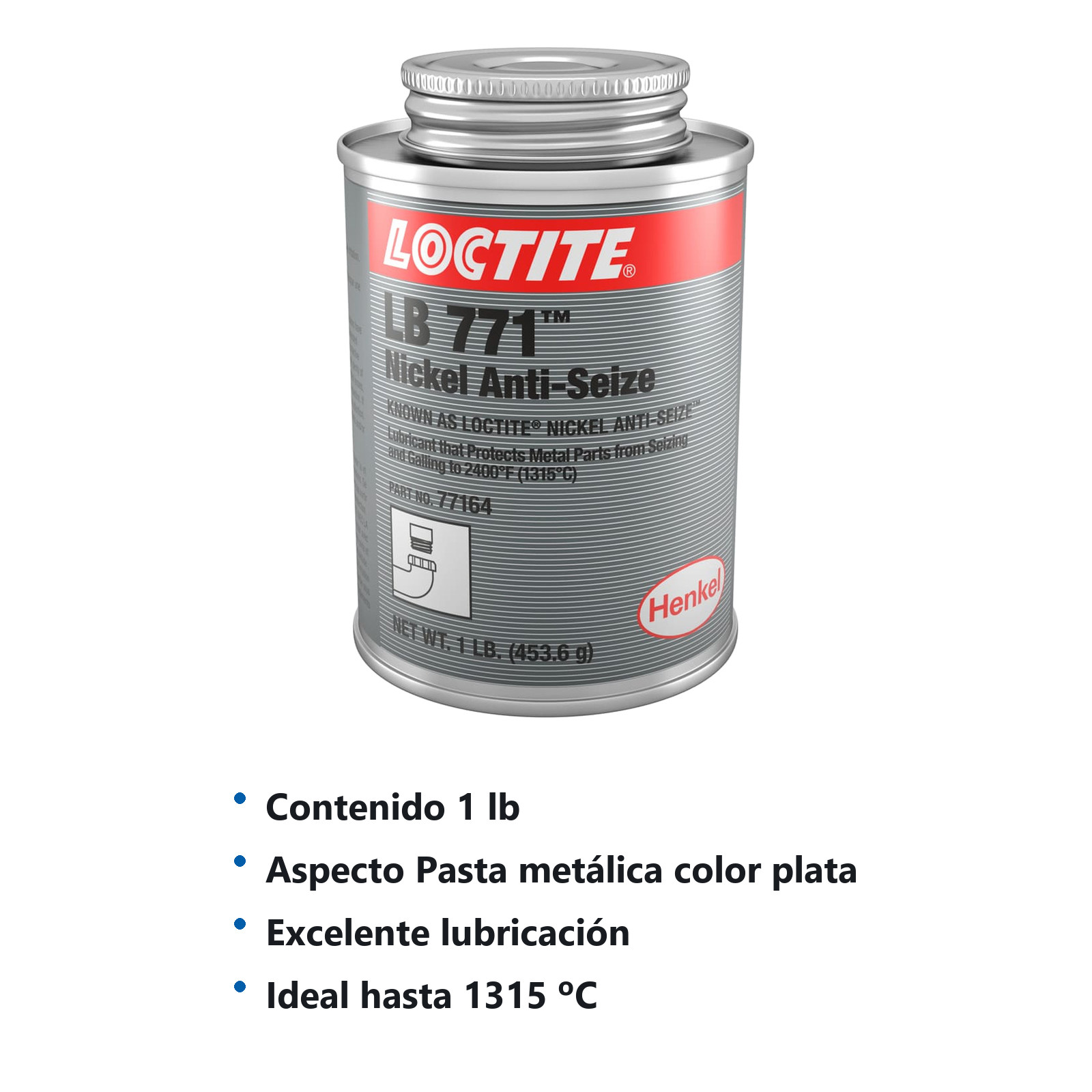 LOCTITE LB 771 ANTI-AFERRANTE NIQUELADO 1 lb - Imagen 2