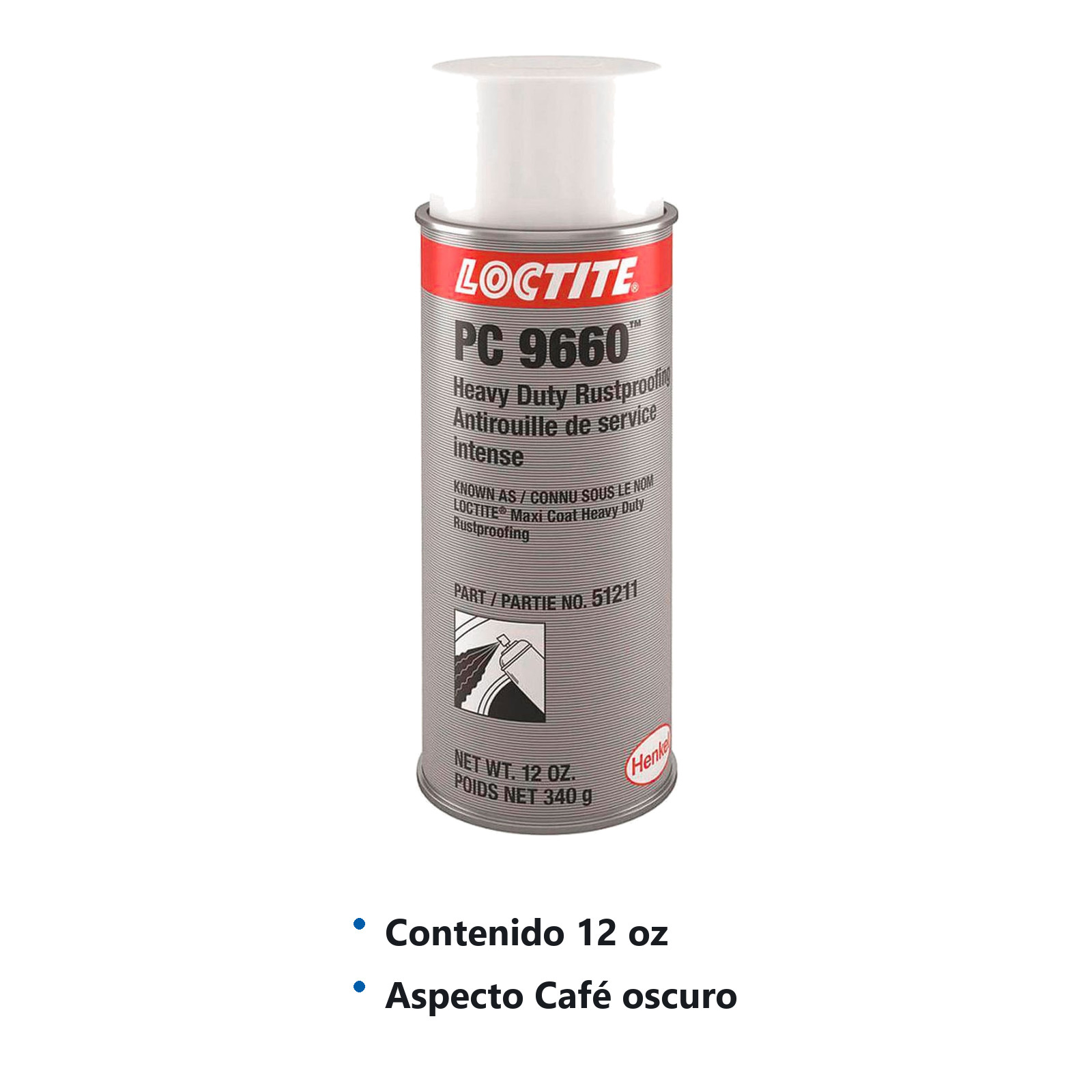 LOCTITE PC 9660, LATA AEROSOL 12 oz - Imagen 2