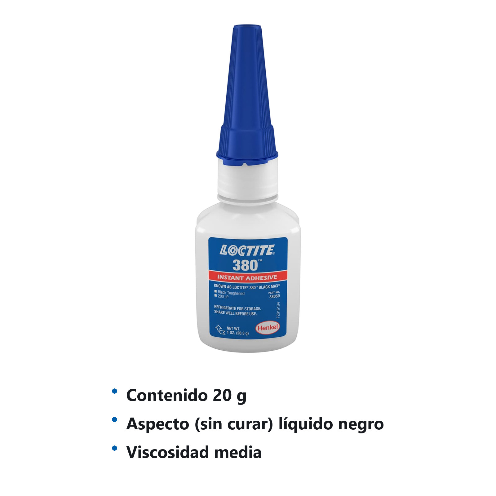 LOCTITE 380 ADHESIVO INSTANTANEO BLACK MAX TENAZ 20 g - Imagen 2