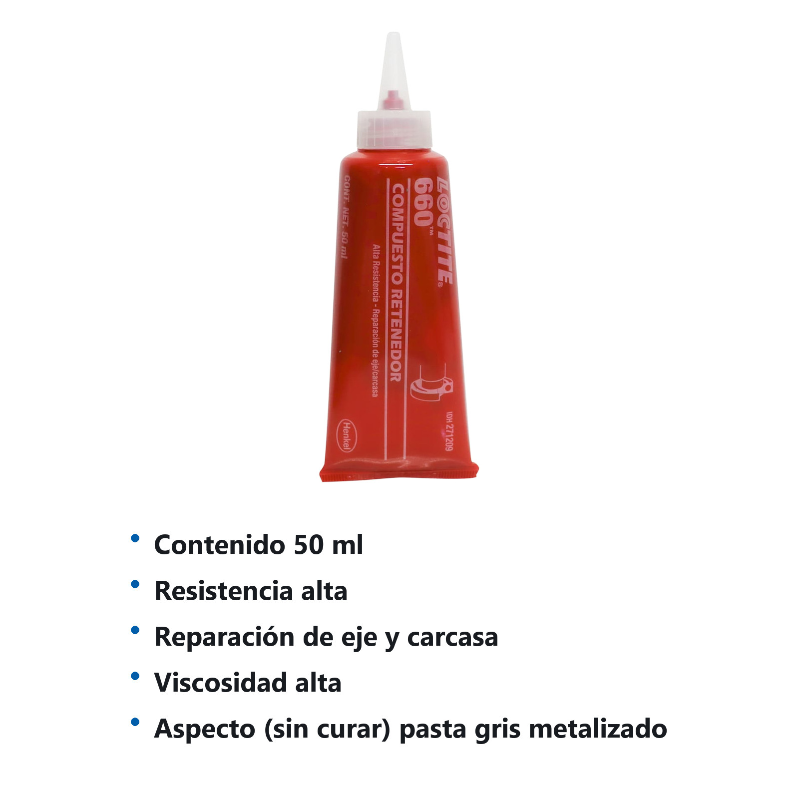LOCTITE 660 QUICK METAL COMPUESTO RETENEDOR 50 ml - Imagen 3