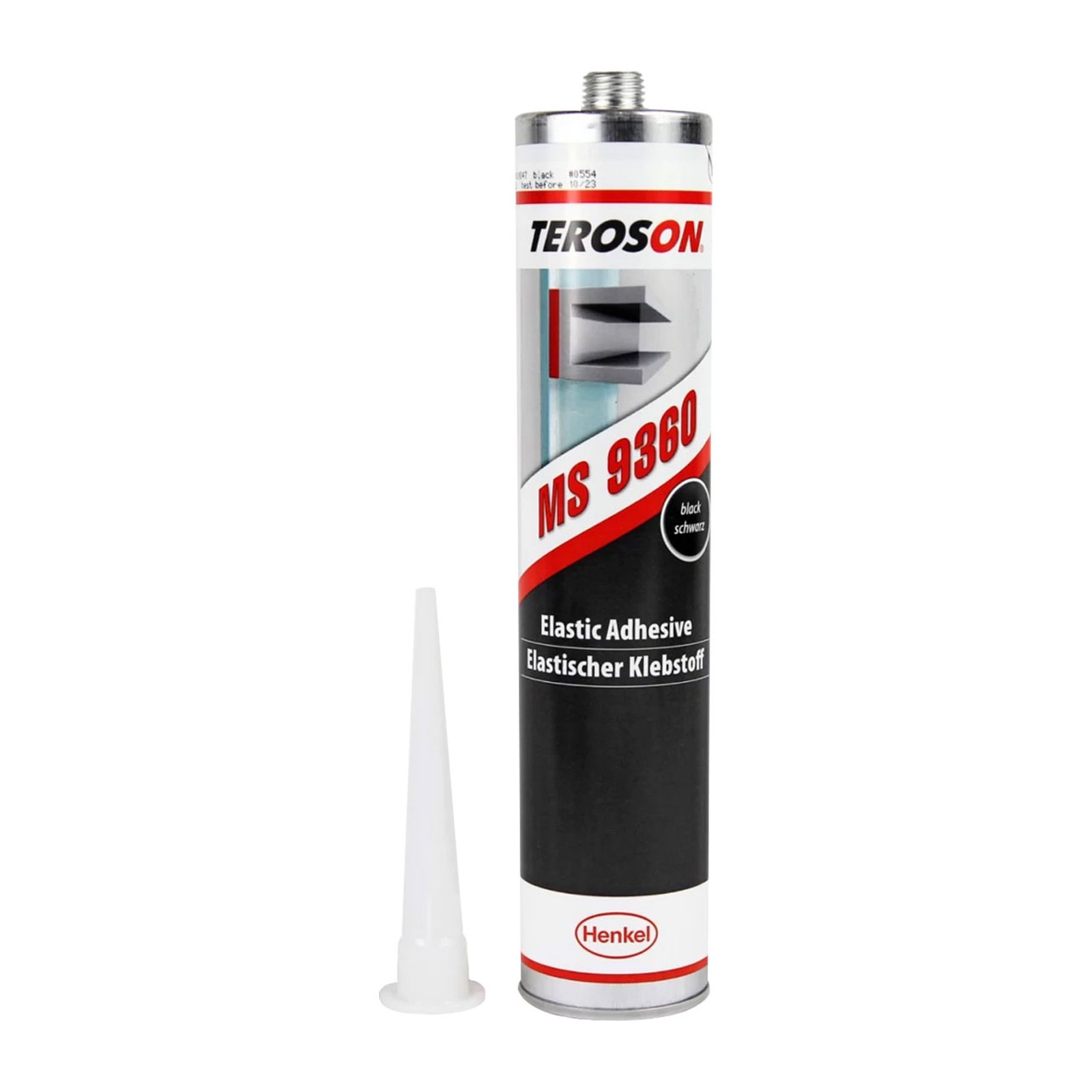 Loctite Teroson MS 9360 Adhesivo Elástico Negro 290 ml