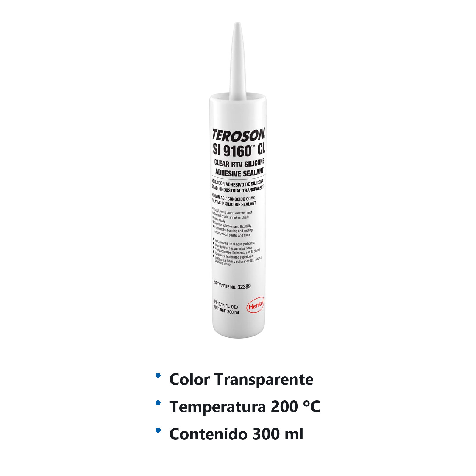 TEROSON SI 9160 CLEAR 300 ml - Imagen 2