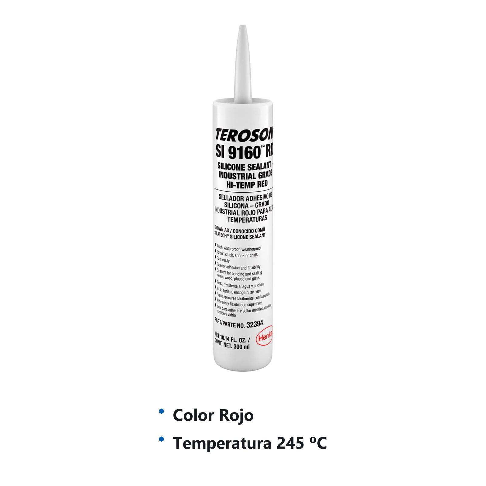 TEROSON SI 9160 RED 300 ml - Imagen 2