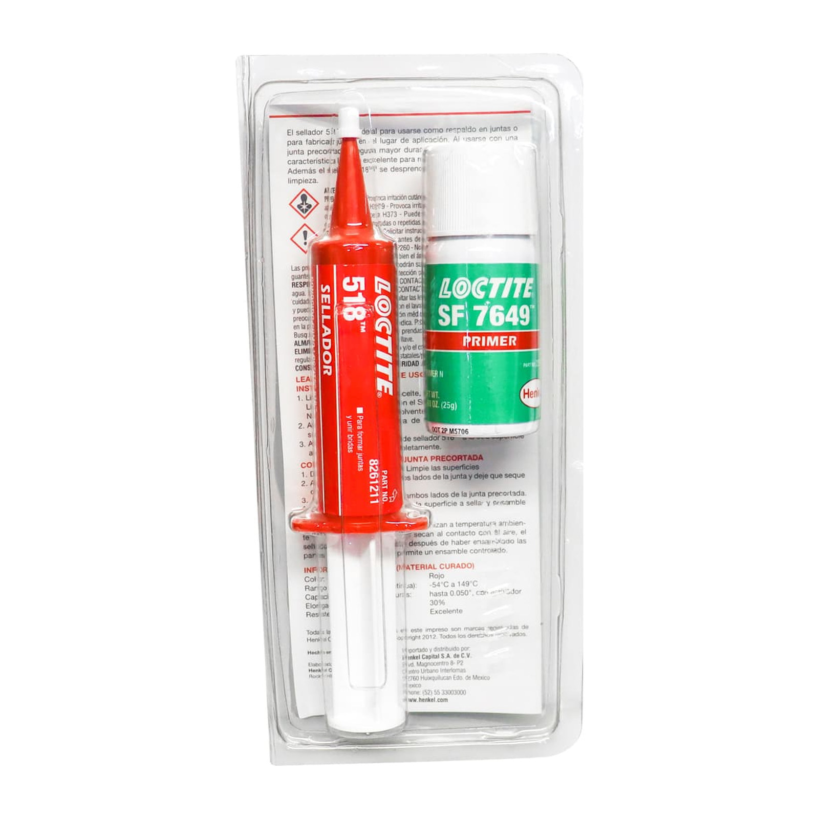 LOCTITE 518 GASKET ELIMINATOR SELLADOR DE BRIDAS - JERINGA 25 ml / ACTIVADOR 25 g - Imagen 3