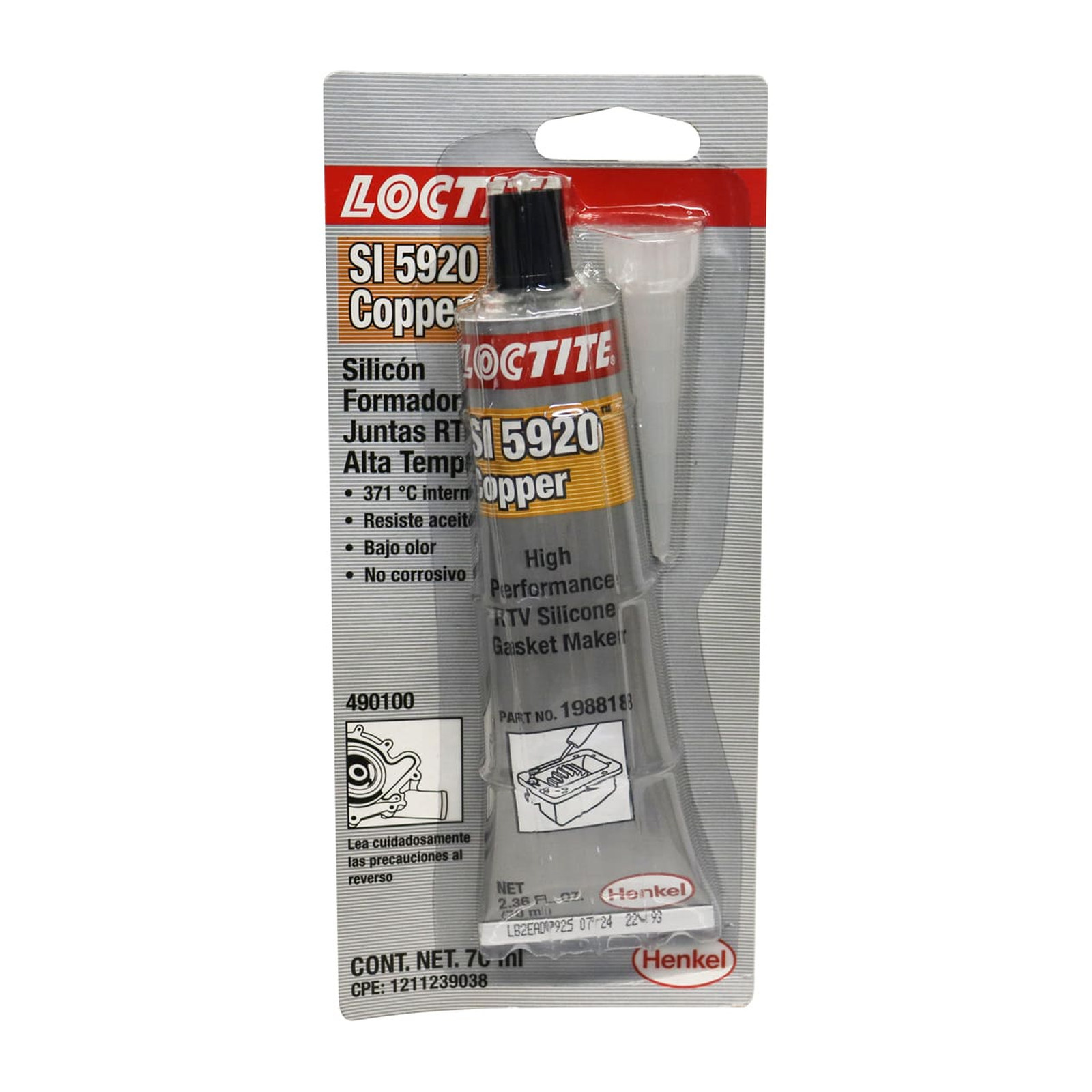 LOCTITE 5920 Formador de Juntas Alto Desempeño 70 ml