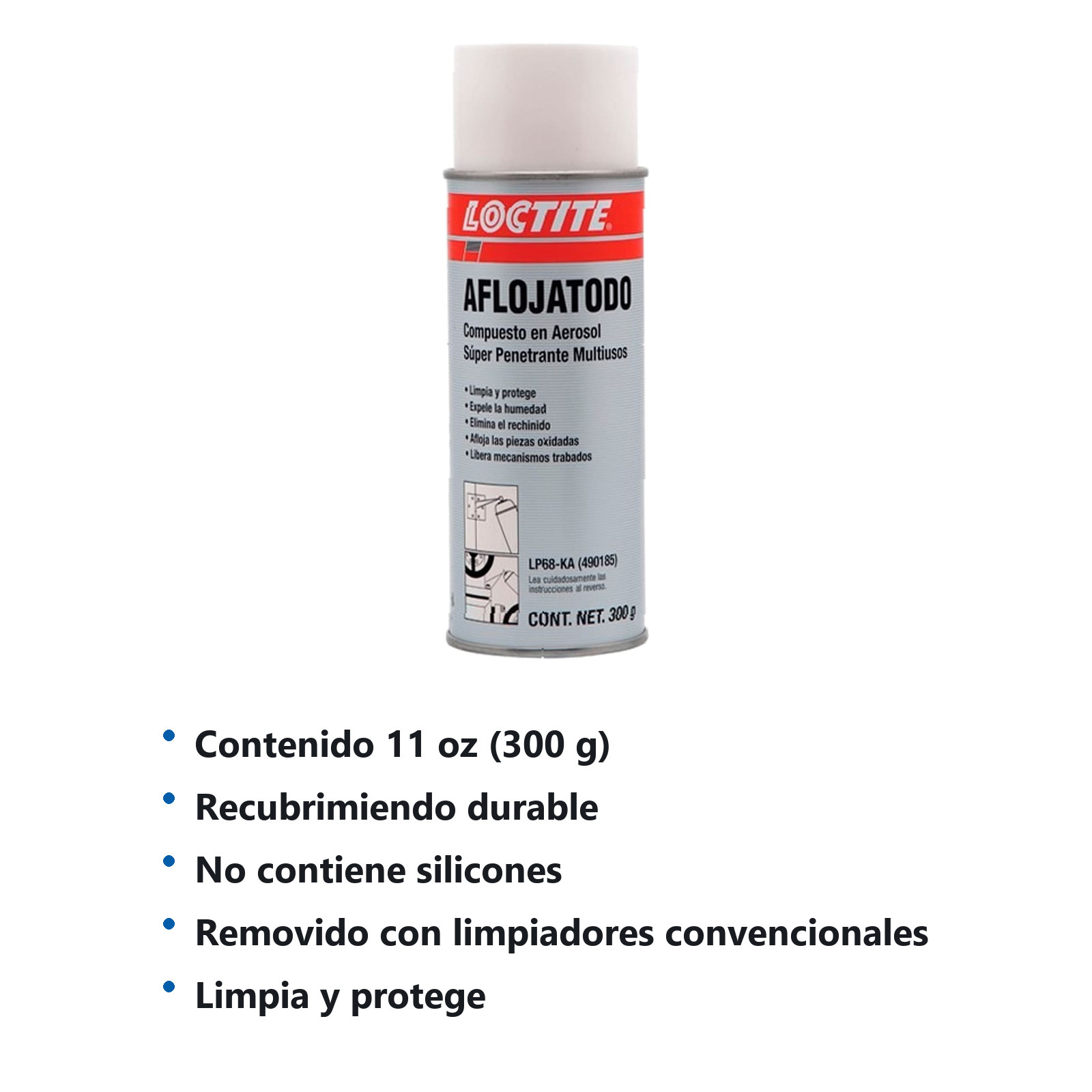 LOCTITE AFLOJATODO SUPER PENETRANTE MULTIUSOS 11 oz - Imagen 2