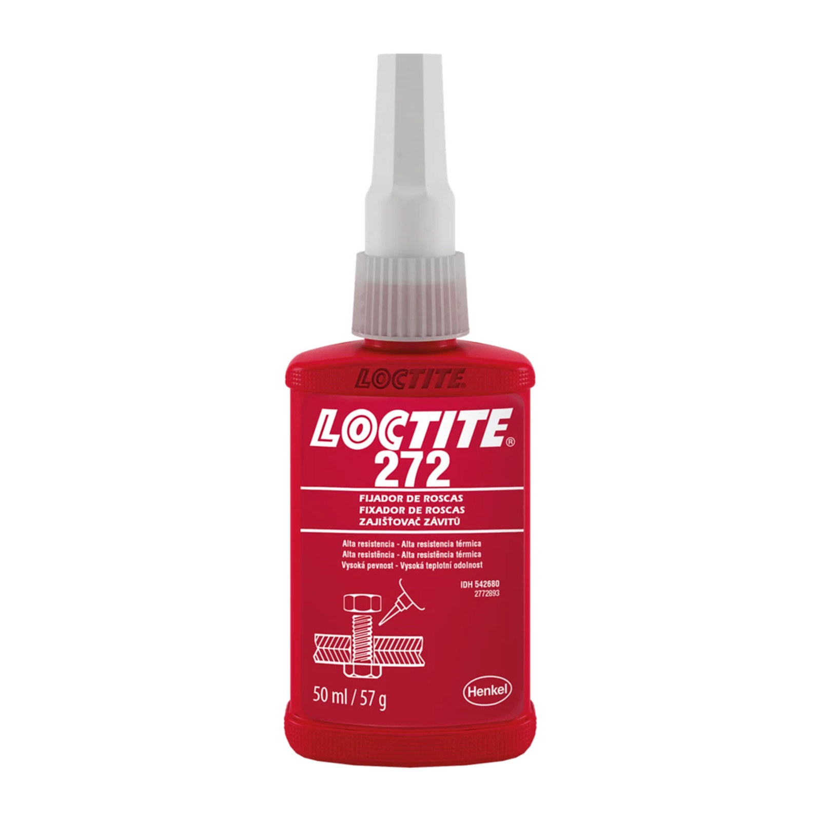 LOCTITE 272 Fijador de Roscas Alta Resistencia 50 ml