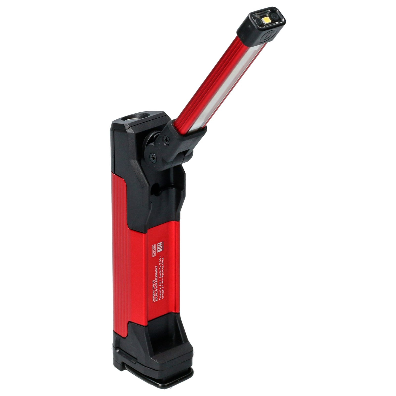 Linterna de LED tipo Slim para taller plegable recargable de 180 lm Urrea - Imagen 2