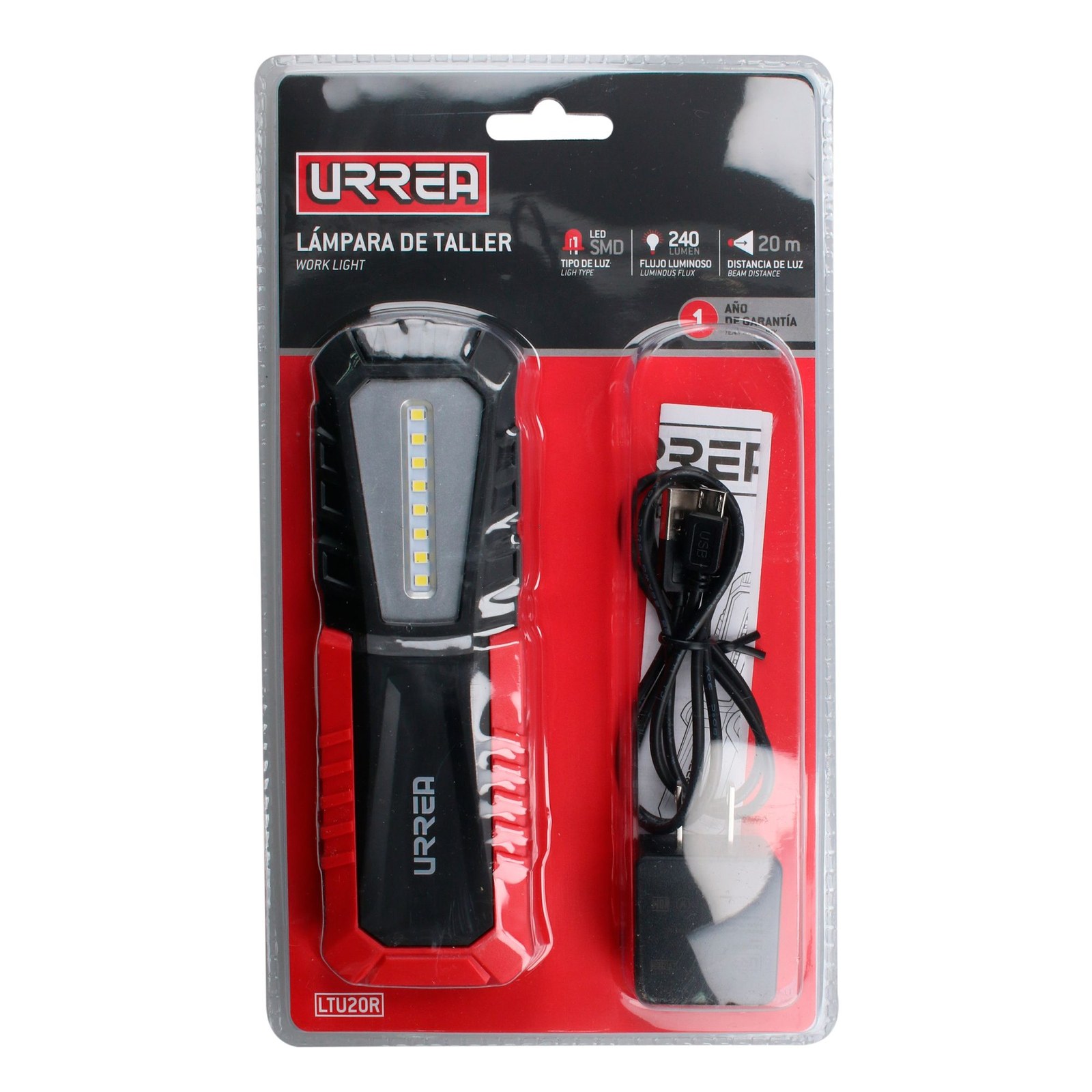 Lámpara de LED para taller recargable de 240 lm Urrea - Imagen 3