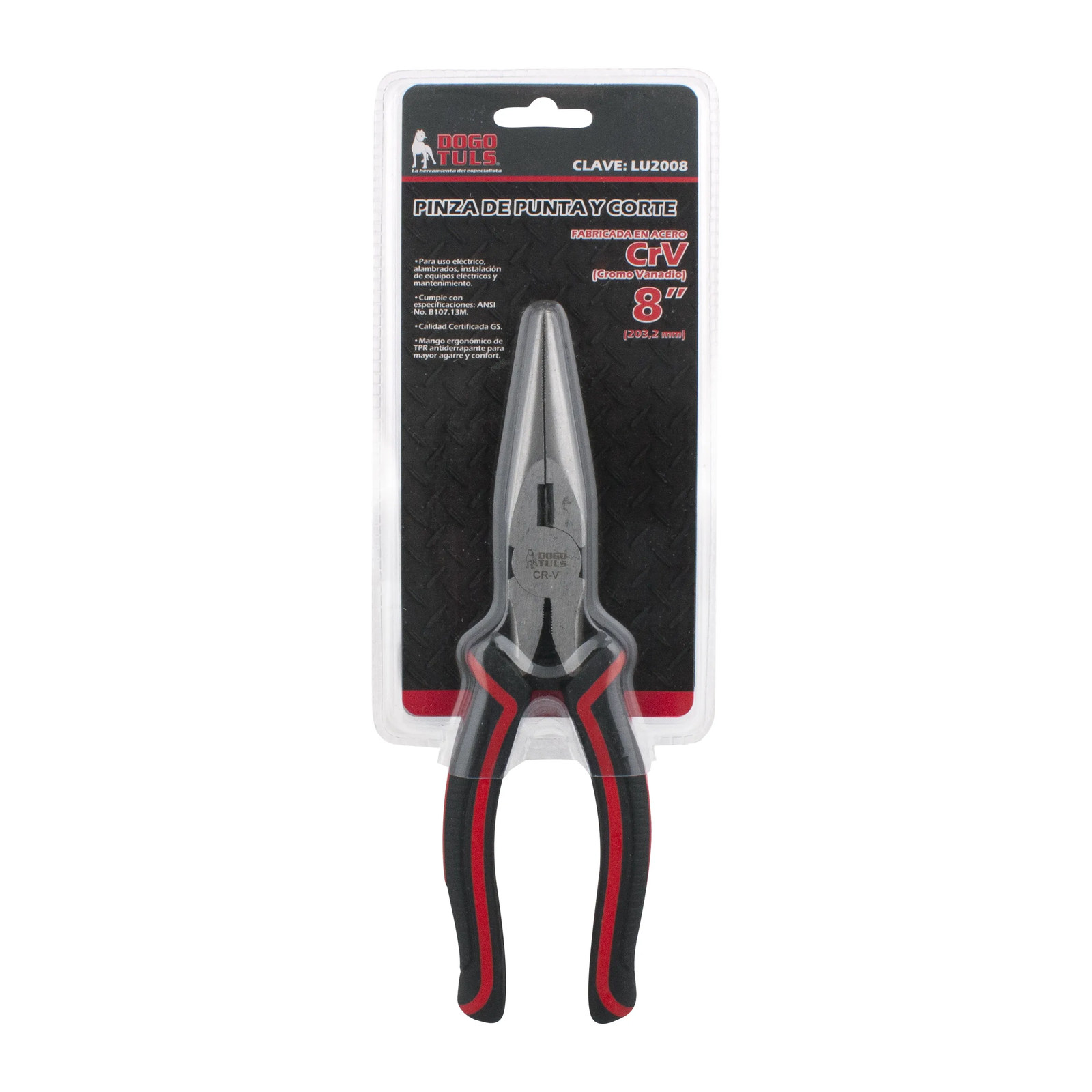 PINZA DE PUNTA Y CORTE CR-V 8" - Imagen 4