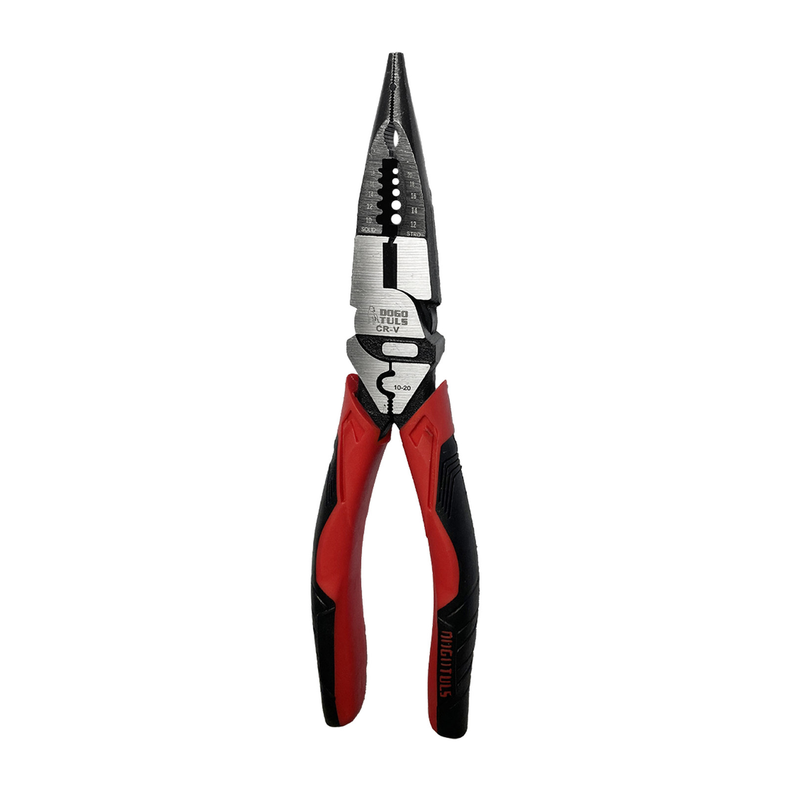Pinza Multiusos 5 en 1 Punta Larga 8" - Paquete 3 Piezas