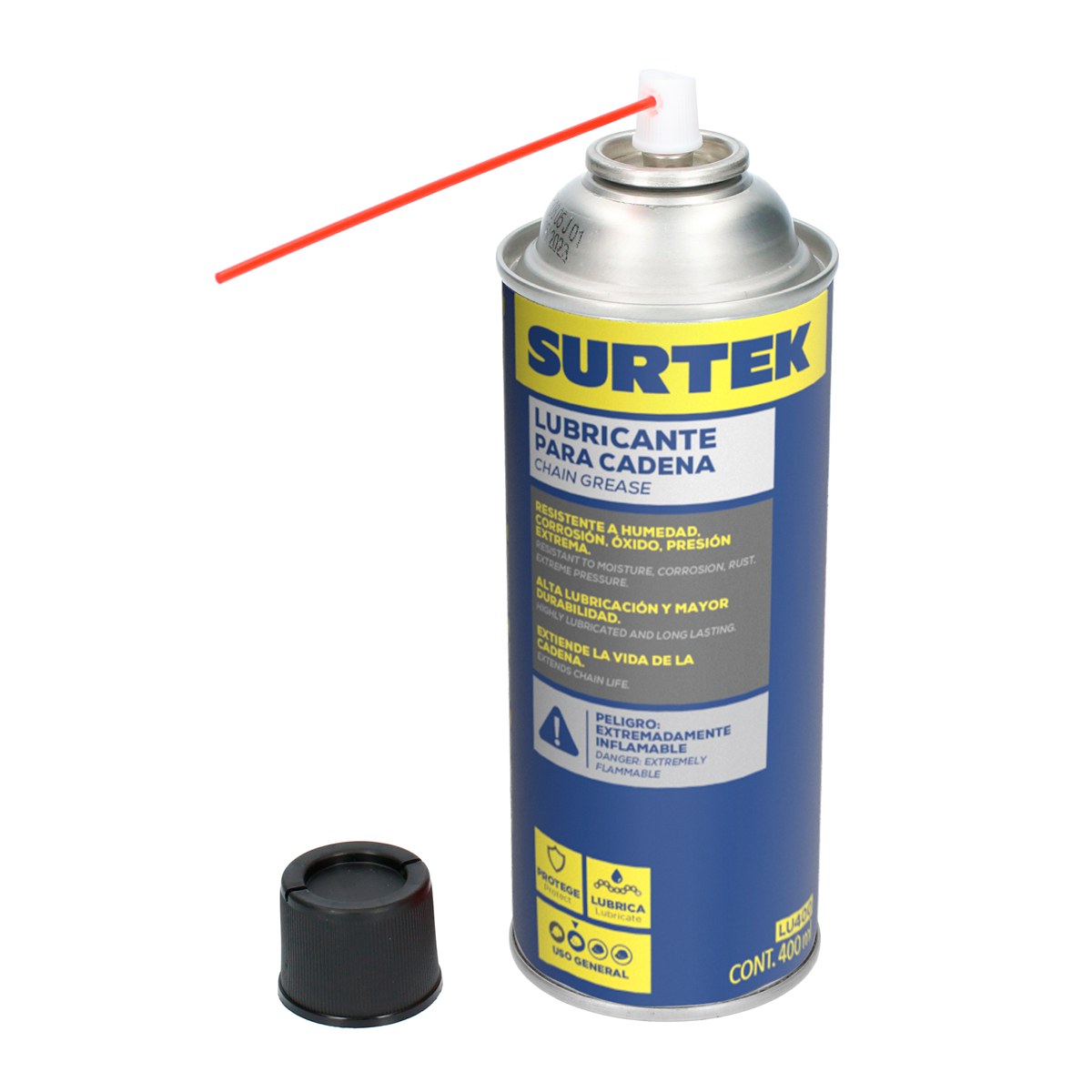 Lubricante para cadena 400 ml Surtek