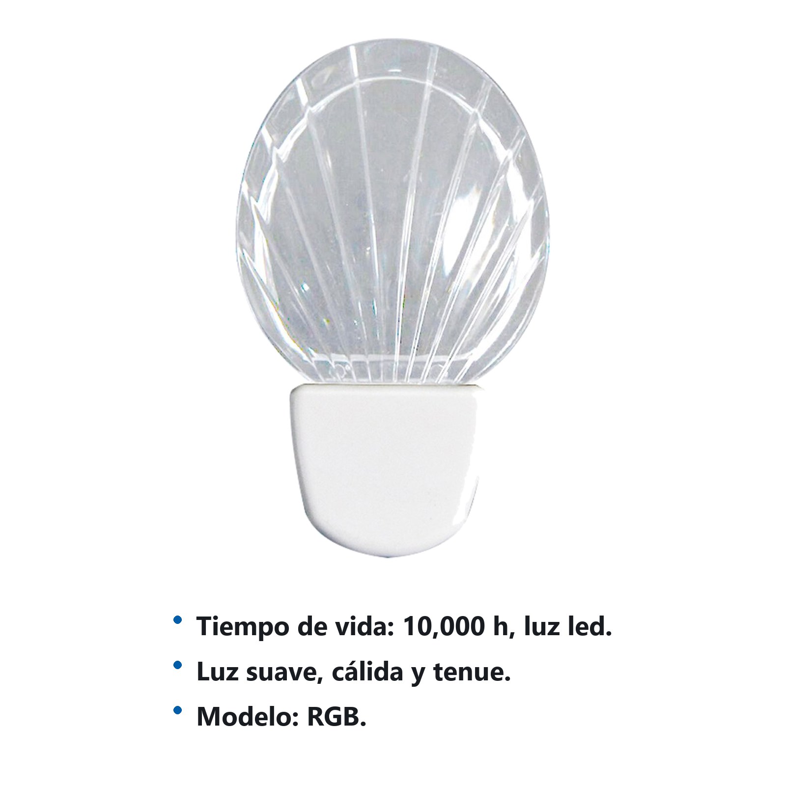 Lámpara decorativa de noche LED, RGB 0.2 W Foy - Imagen 2