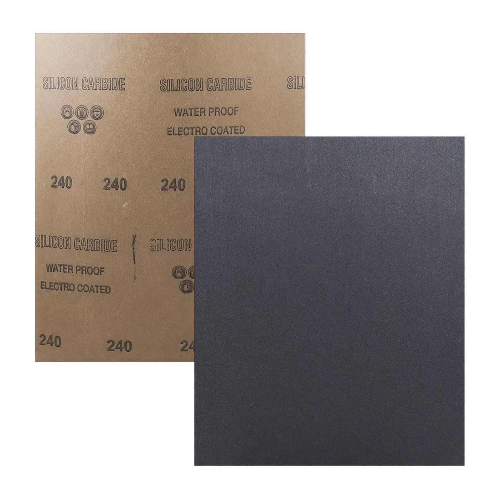 Hoja de Lija de Agua Carburo de Silicio 9" x 11" Grano 240 Weston