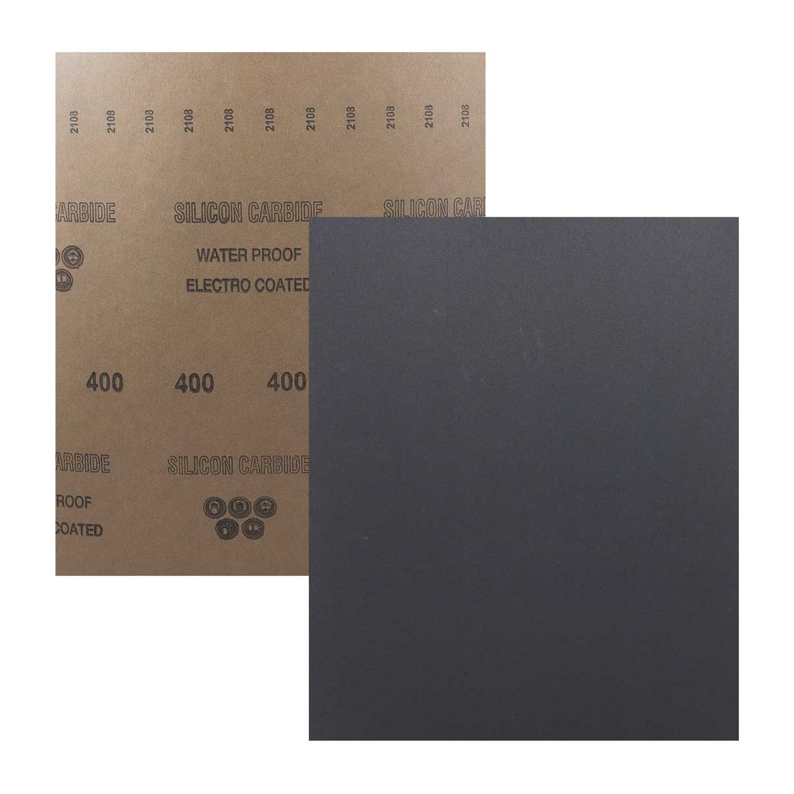 Hoja de Lija de Agua Carburo de Silicio 9" x 11" Grano 800 Weston