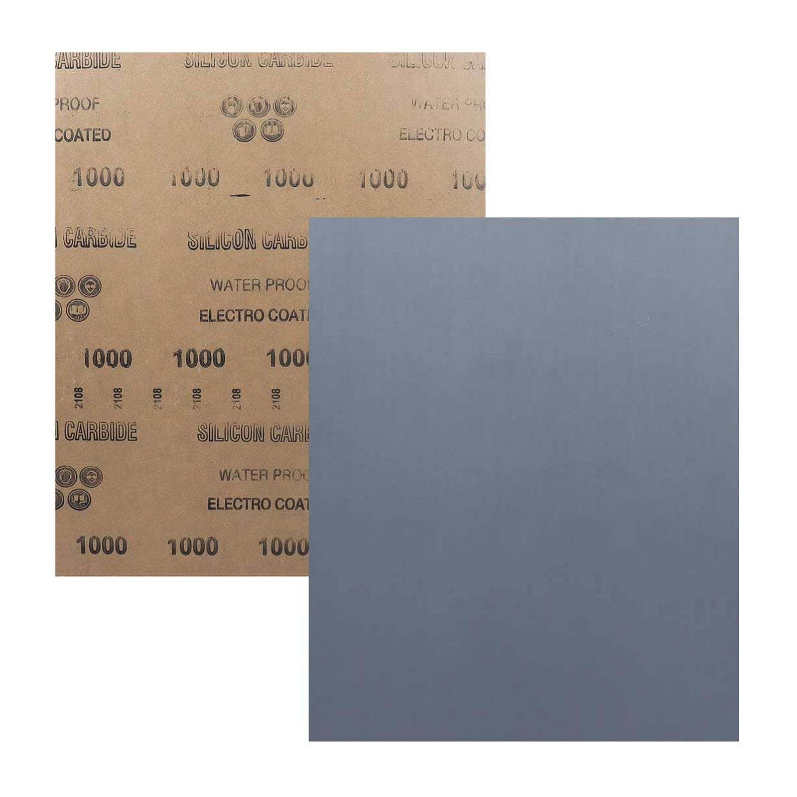 Hoja de Lija de Agua Carburo de Silicio 9" x 11" Grano 1000 Weston