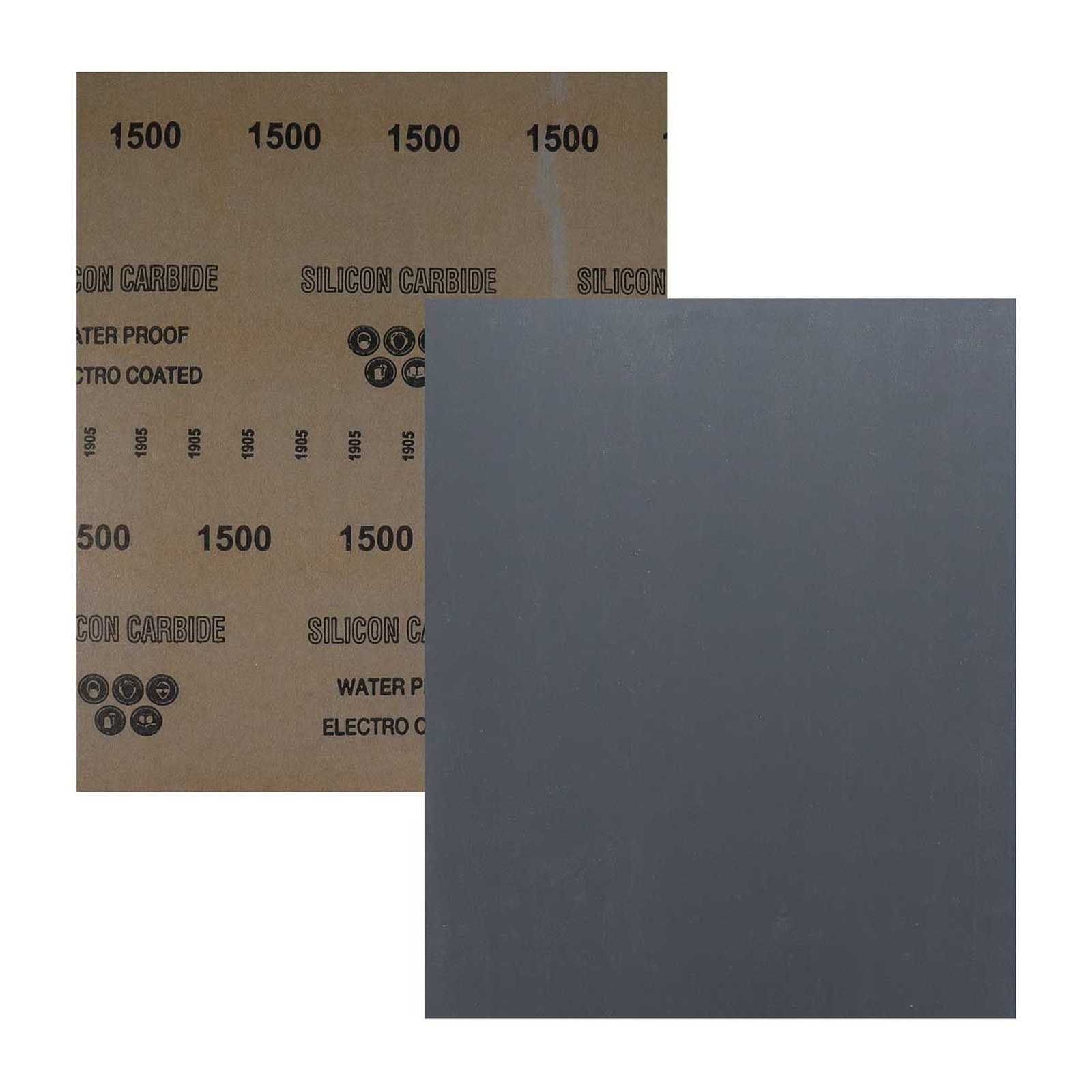 Hoja de Lija de Agua Carburo de Silicio 9" x 11" Grano 1500 Weston