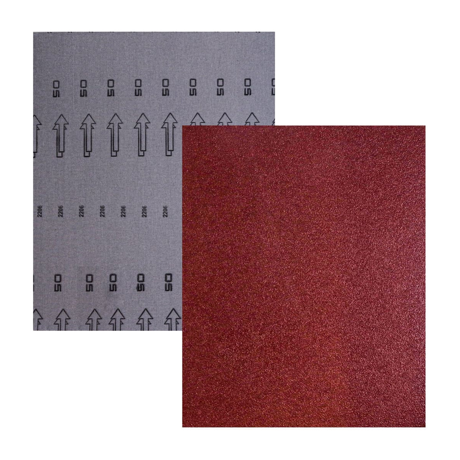 Hoja de Lija con Respaldo de Tela Óxido de Aluminio 9" x 11" Grano 50 Weston