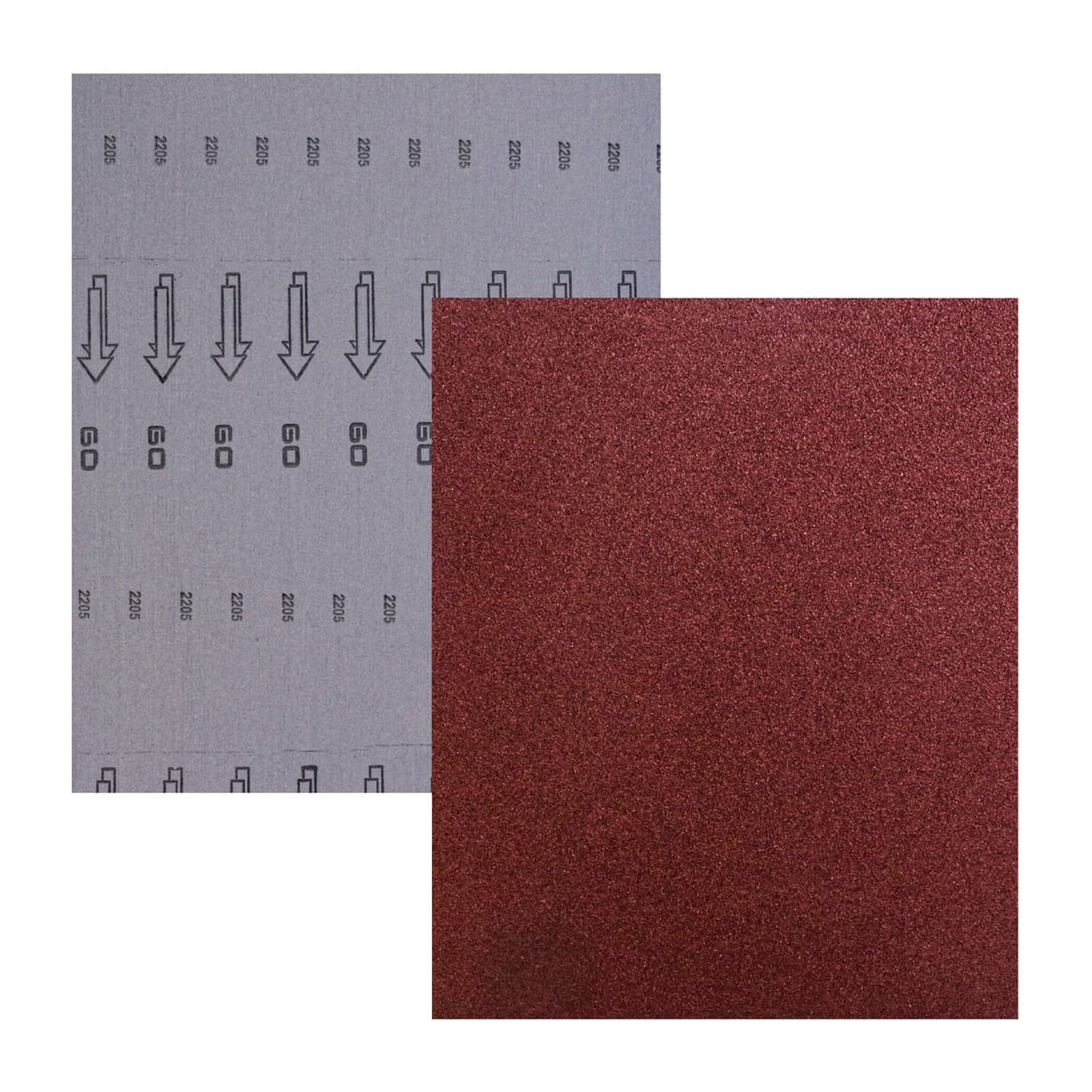 Hoja de Lija con Respaldo de Tela Óxido de Aluminio 9" x 11" Grano 60 Weston