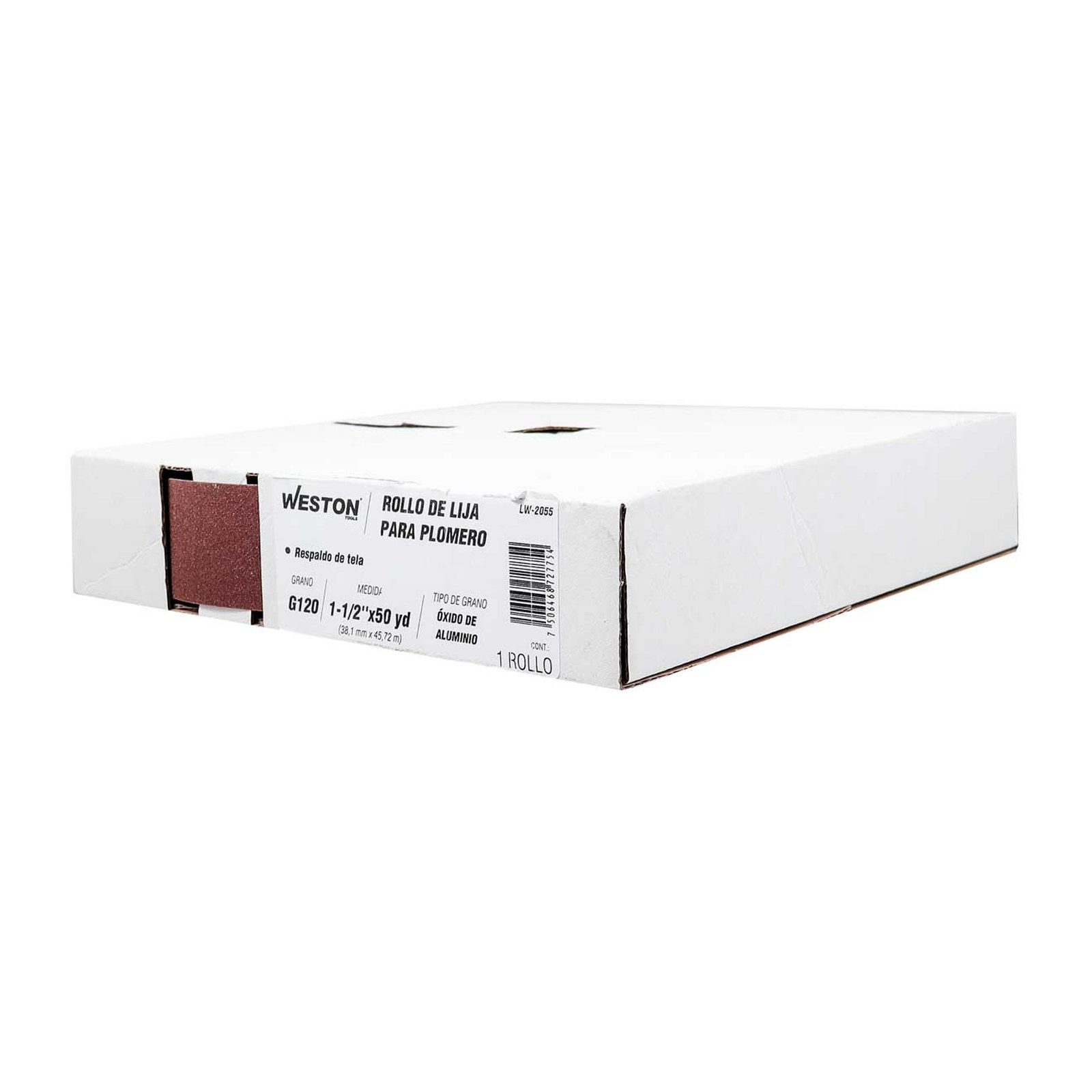 ROLLO DE LIJA P/PLOMERIA AO 1-1/2" X 50YD G120 - Imagen 3