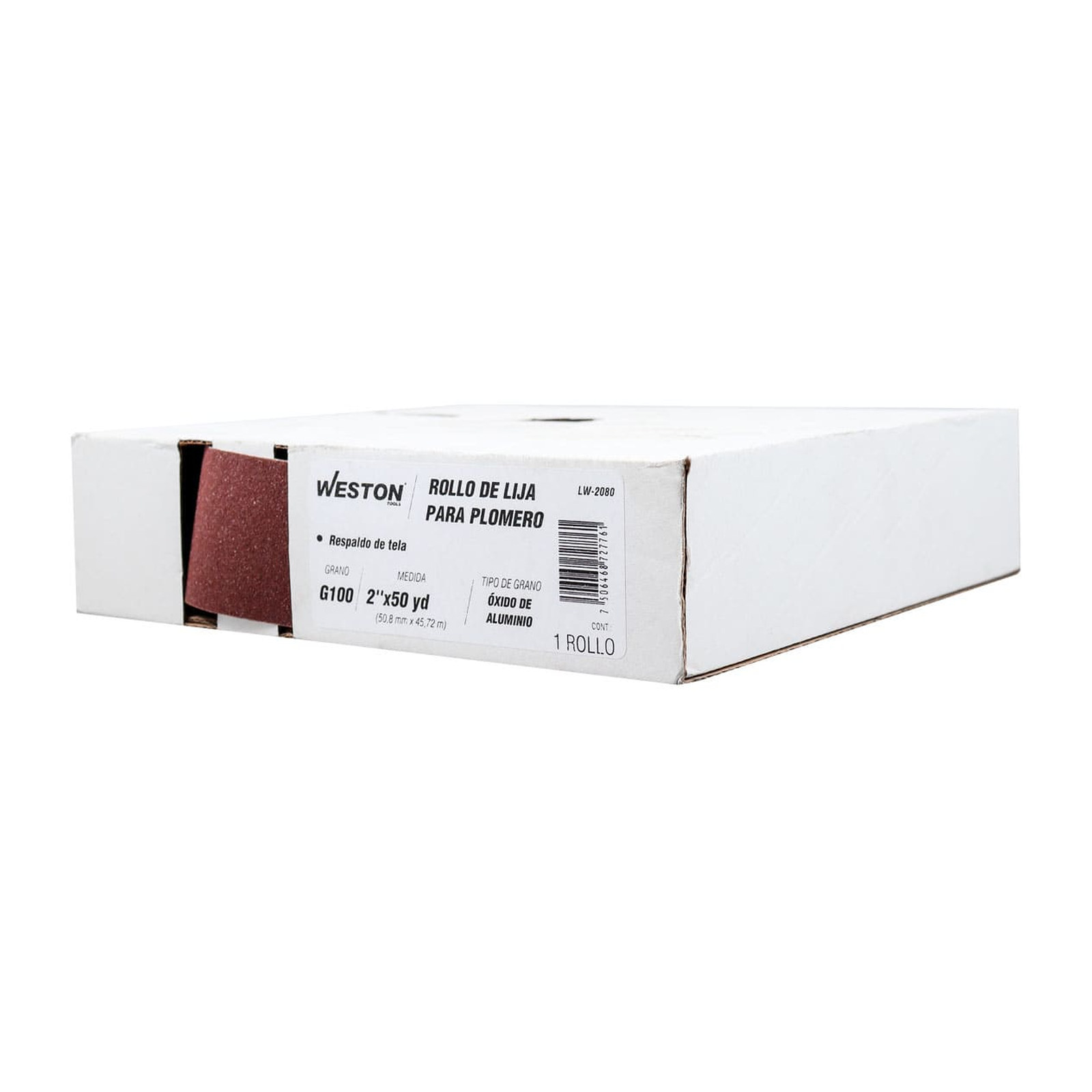 ROLLO DE LIJA P/PLOMERIA AO 2" X 50YD G100 - Imagen 3