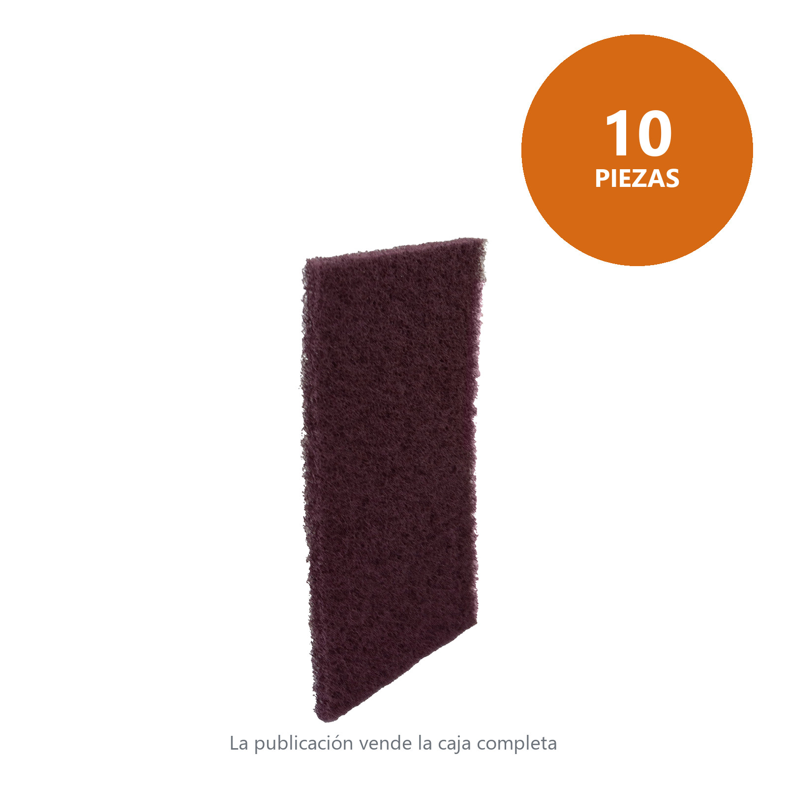 ALMOHADILLA DE FIBRA PRO MARRON ( MEDIUM) 6" X 9" (Precio x Pieza - Bolsa c/10 pzs) - Imagen 4