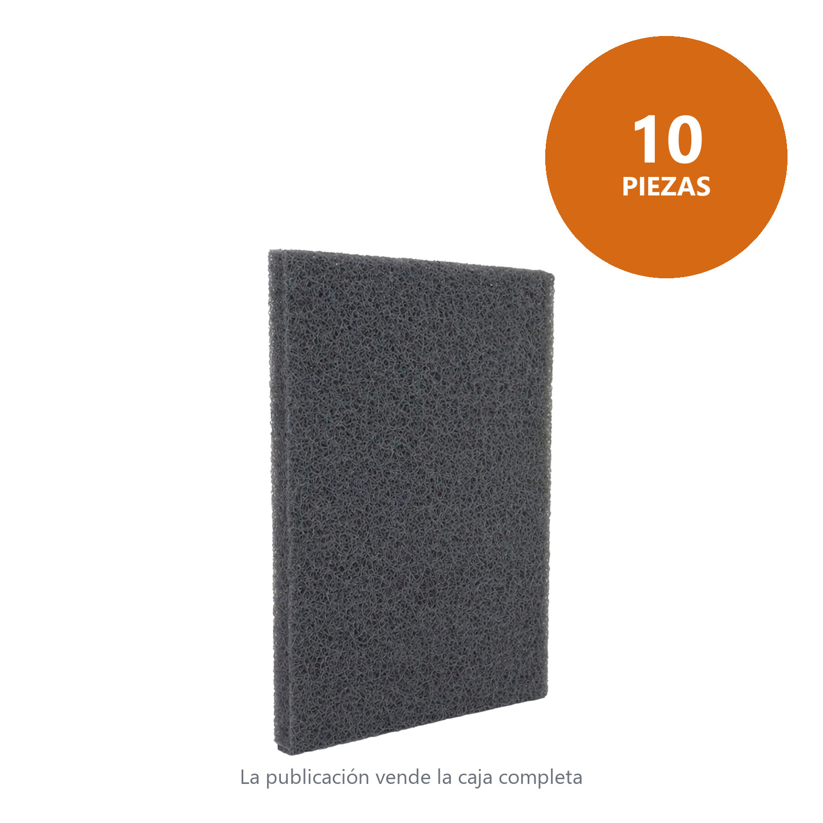 ALMOHADILLA DE FIBRA PRO GRIS (SIC-SF/G600) 6" X 9" (Precio x Pieza - Bolsa c/10 pzs) - Imagen 4