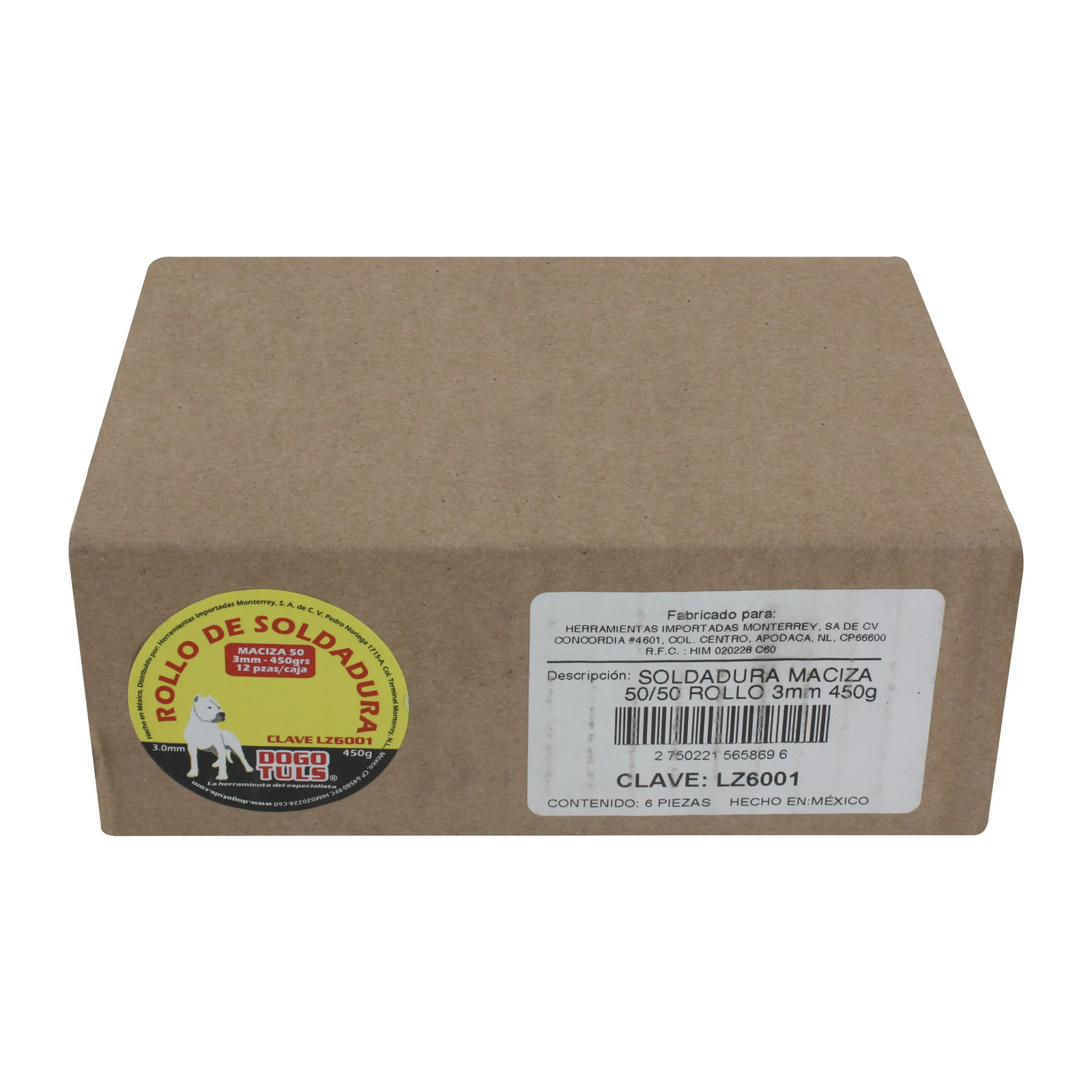 Soldadura Maciza 50/50 Rollo 3 mm 450 g - Imagen 2