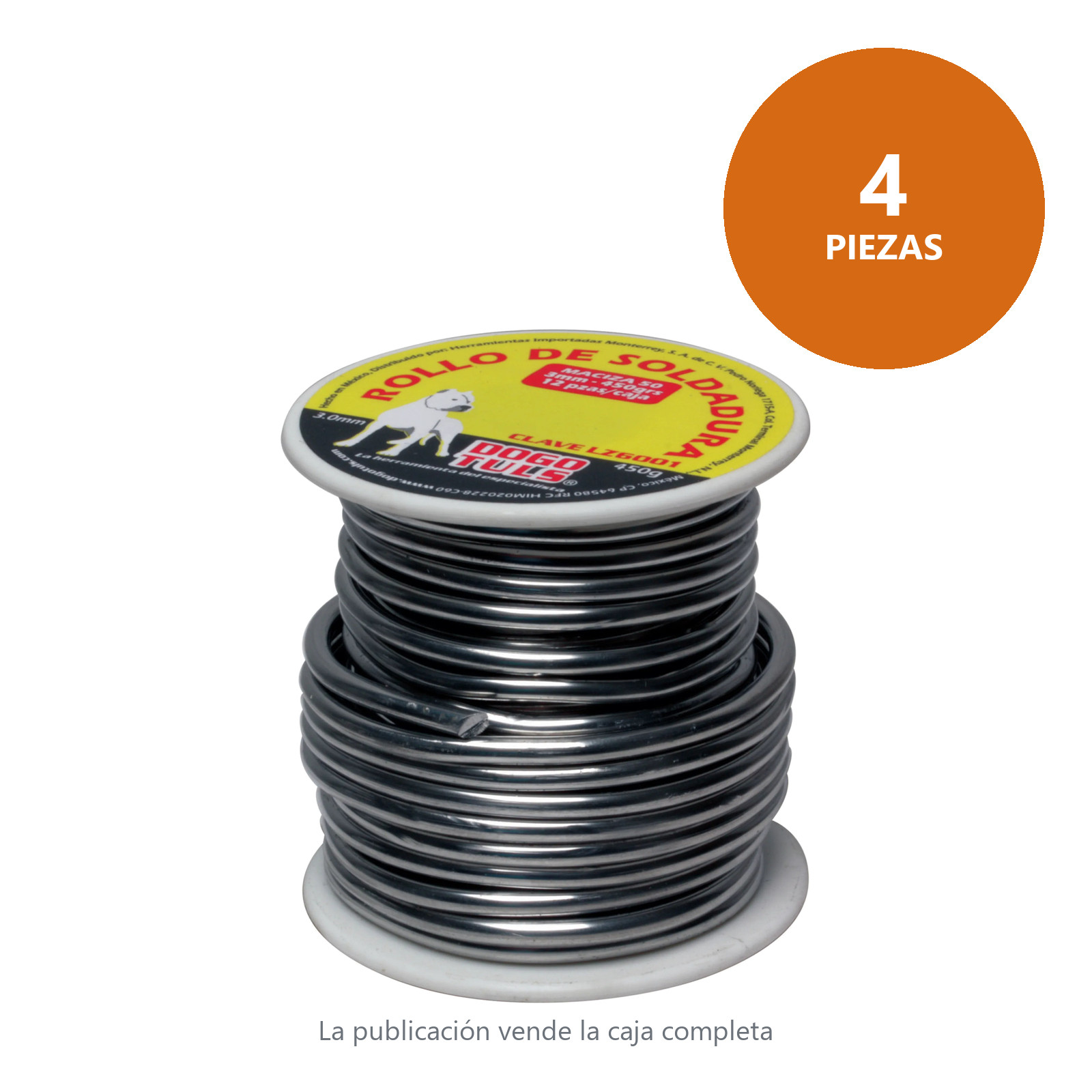 Soldadura Maciza 50/50 Rollo 3 mm 450 g - Imagen 4